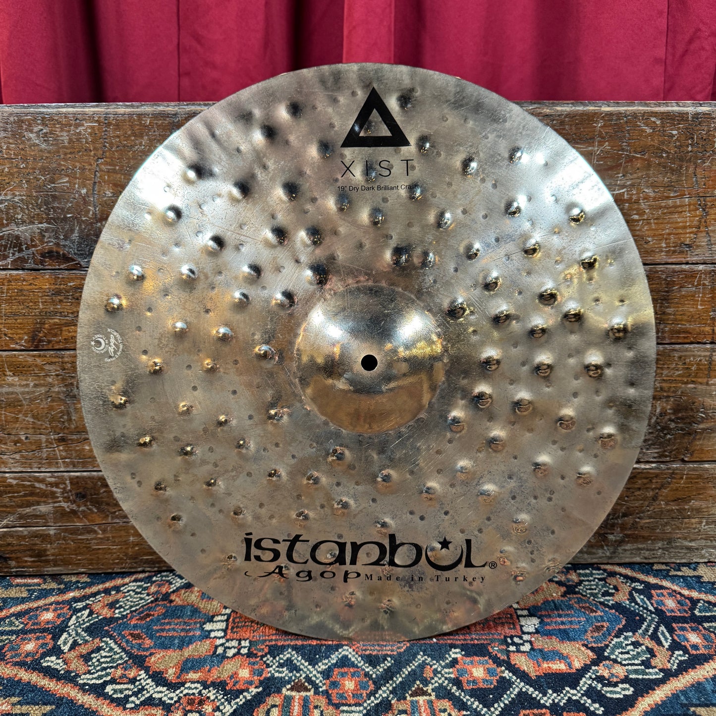 19" Istanbul Agop Xist Dry Dark Brilliant Crash Cymbal 1300g *Video Demo*