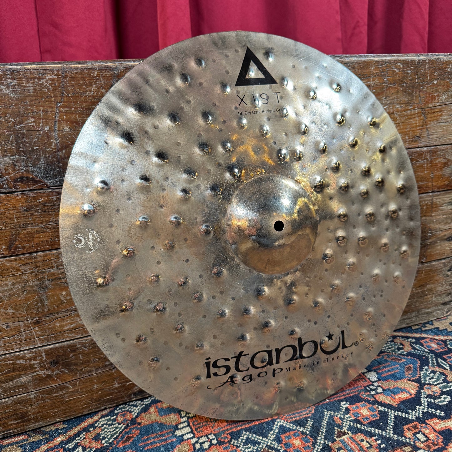 19" Istanbul Agop Xist Dry Dark Brilliant Crash Cymbal 1300g *Video Demo*