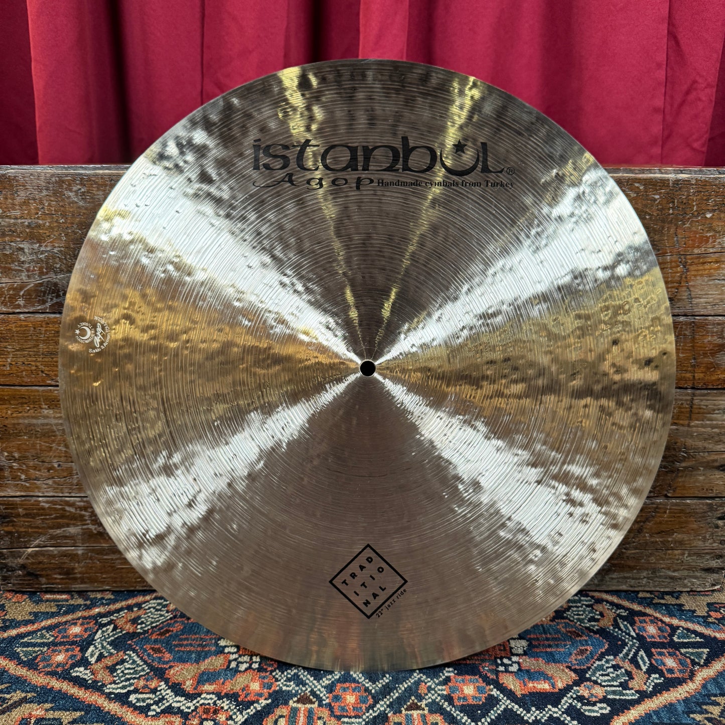 22" Istanbul Agop Traditional Medium Jazz Ride Cymbal 2620g *Video Demo*