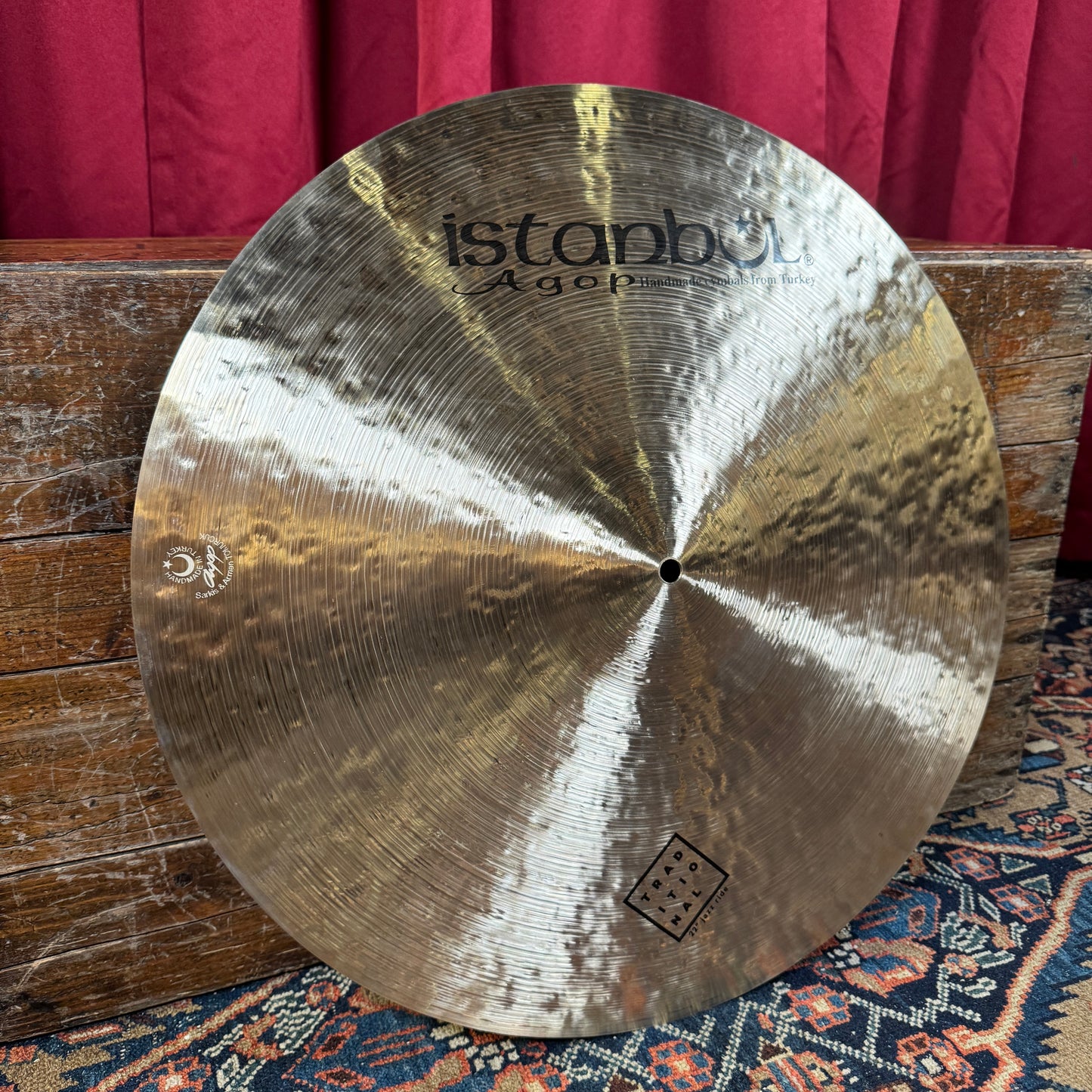 22" Istanbul Agop Traditional Medium Jazz Ride Cymbal 2620g *Video Demo*