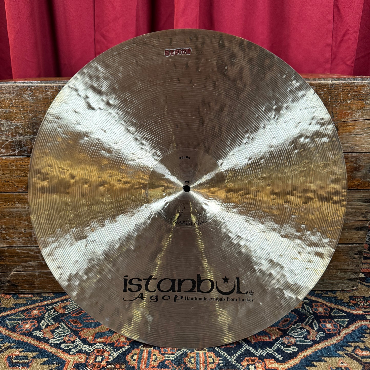 22" Istanbul Agop Traditional Medium Jazz Ride Cymbal 2620g *Video Demo*