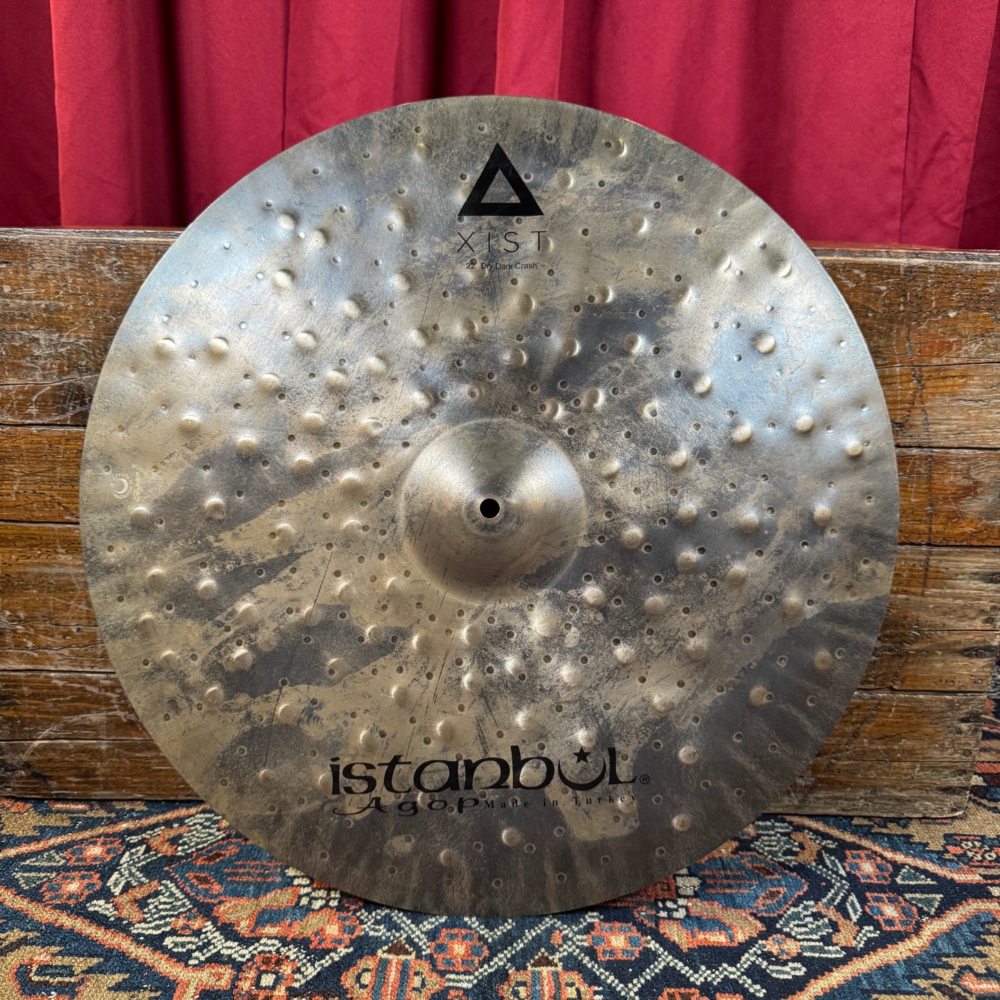 22" Istanbul Agop Xist Dry Dark Crash Cymbal 1676g *Video Demo*