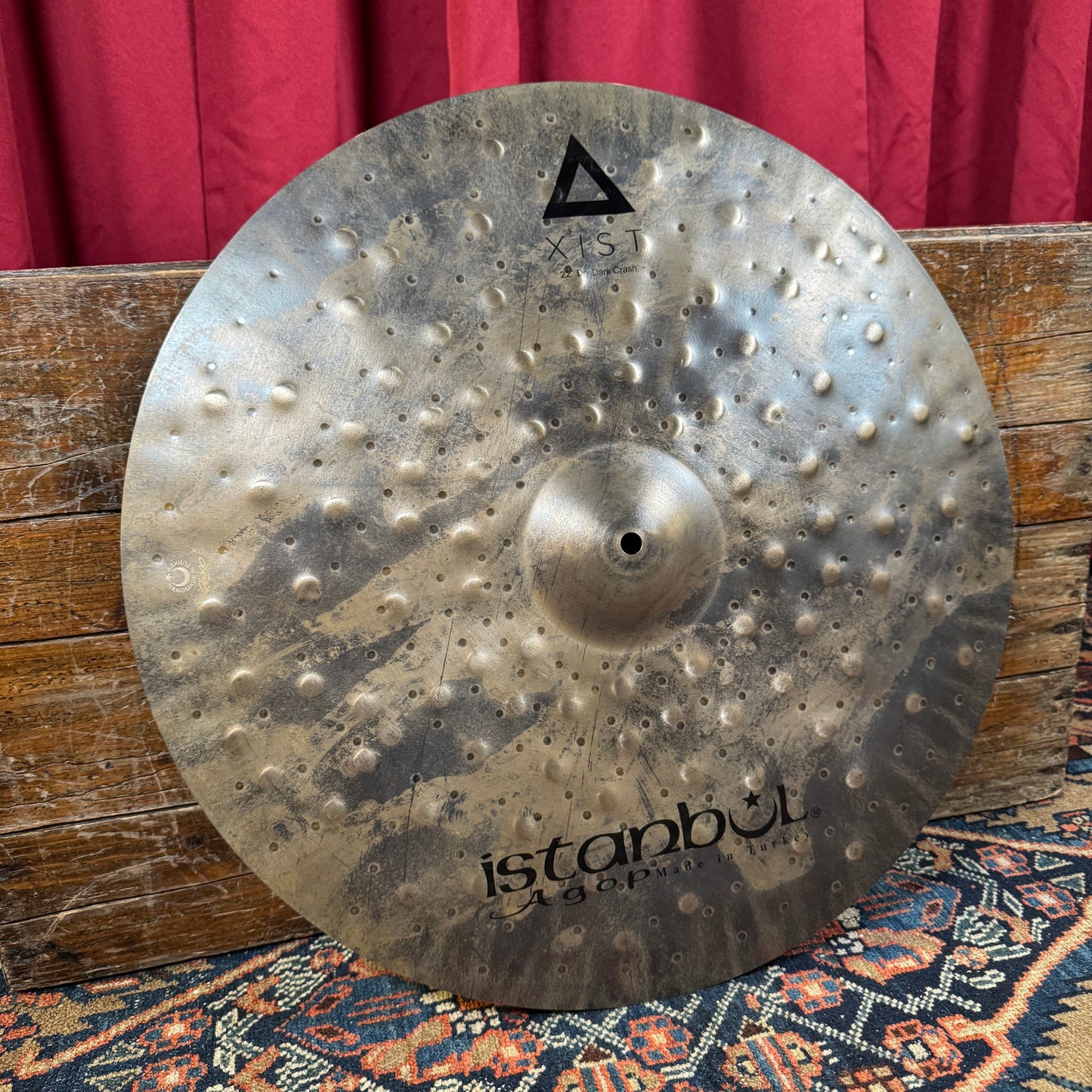 22" Istanbul Agop Xist Dry Dark Crash Cymbal 1676g *Video Demo*