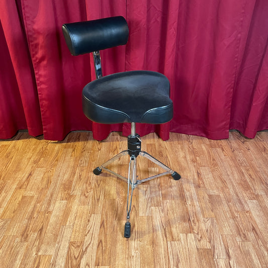 Sound Percussion Saddle Drum Throne w/ Back Rest Motorcycle Seat