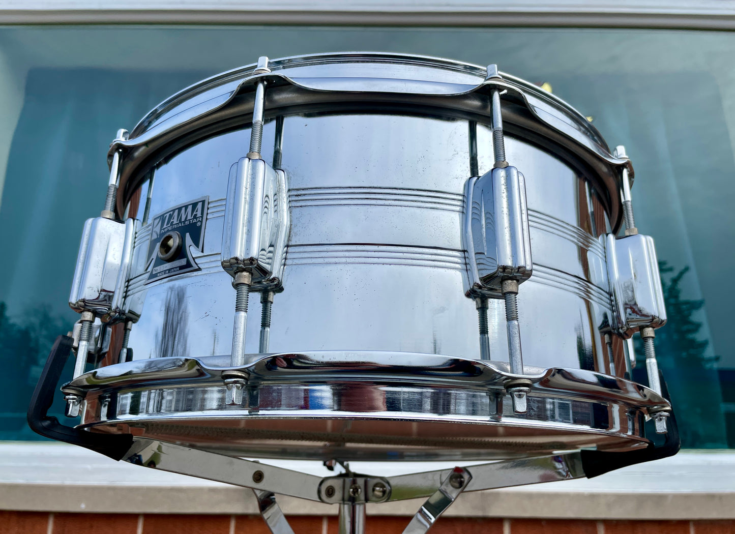 1983 Tama 6.5x14 8066 Powerline Imperialstar Seamless Steel Snare Drum *Video Demo*