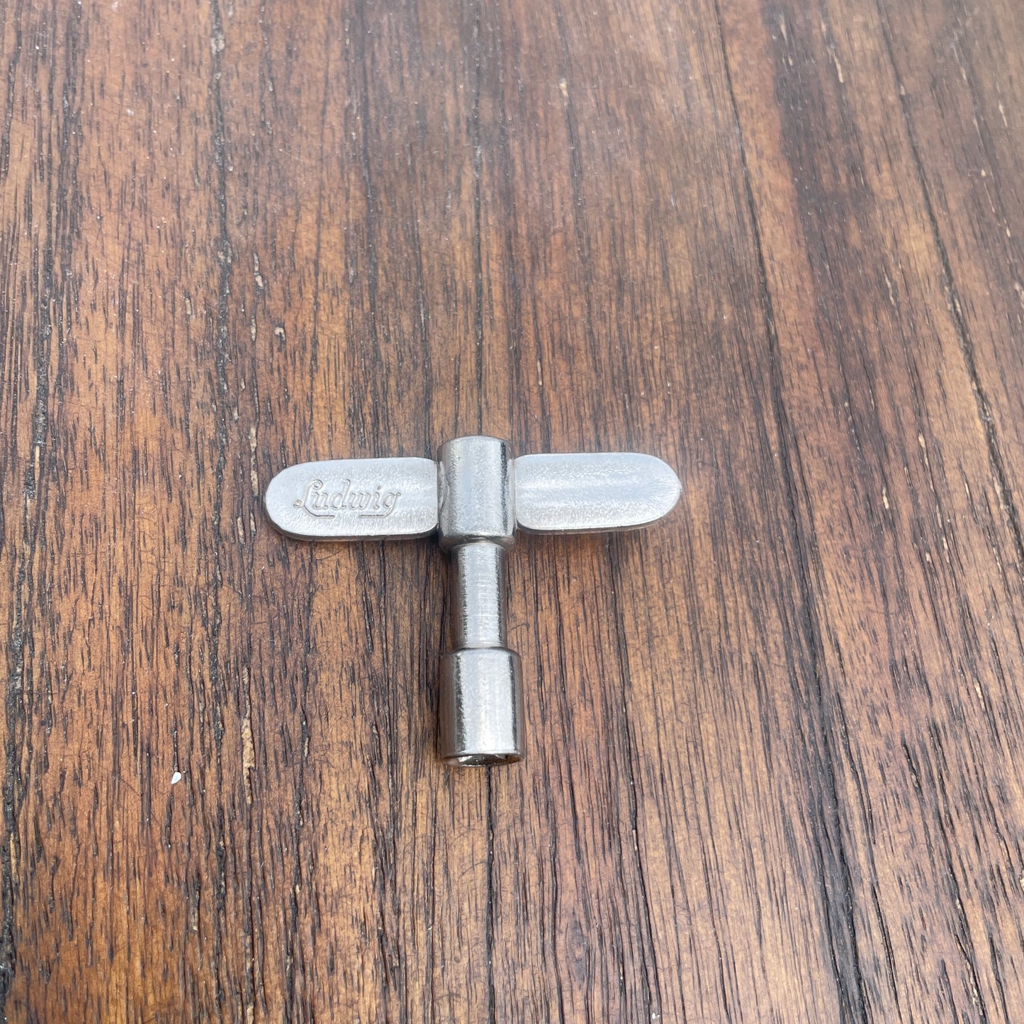 1950s/1960s Transition Ludwig Nickel Plated Script Logo Drum Key