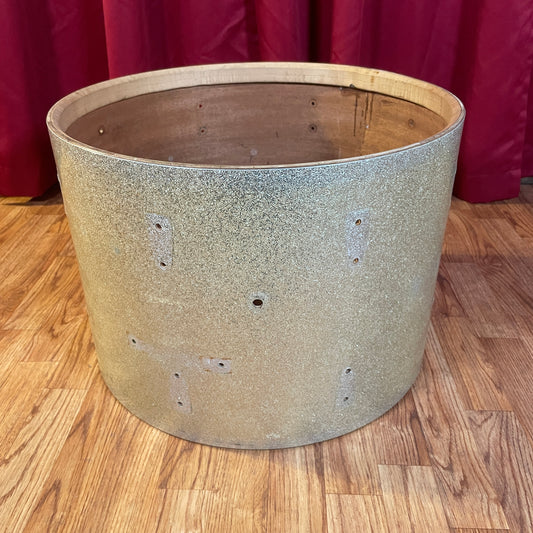 1960s Ludwig 14x20 Classic Bass Drum Shell 3-Ply Silver Sparkle