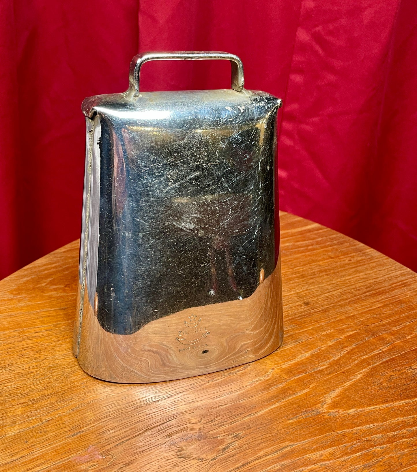 1960s Zildjian 6" Zil-Bel Polished Chrome Cow Bell Rogers No. 4604