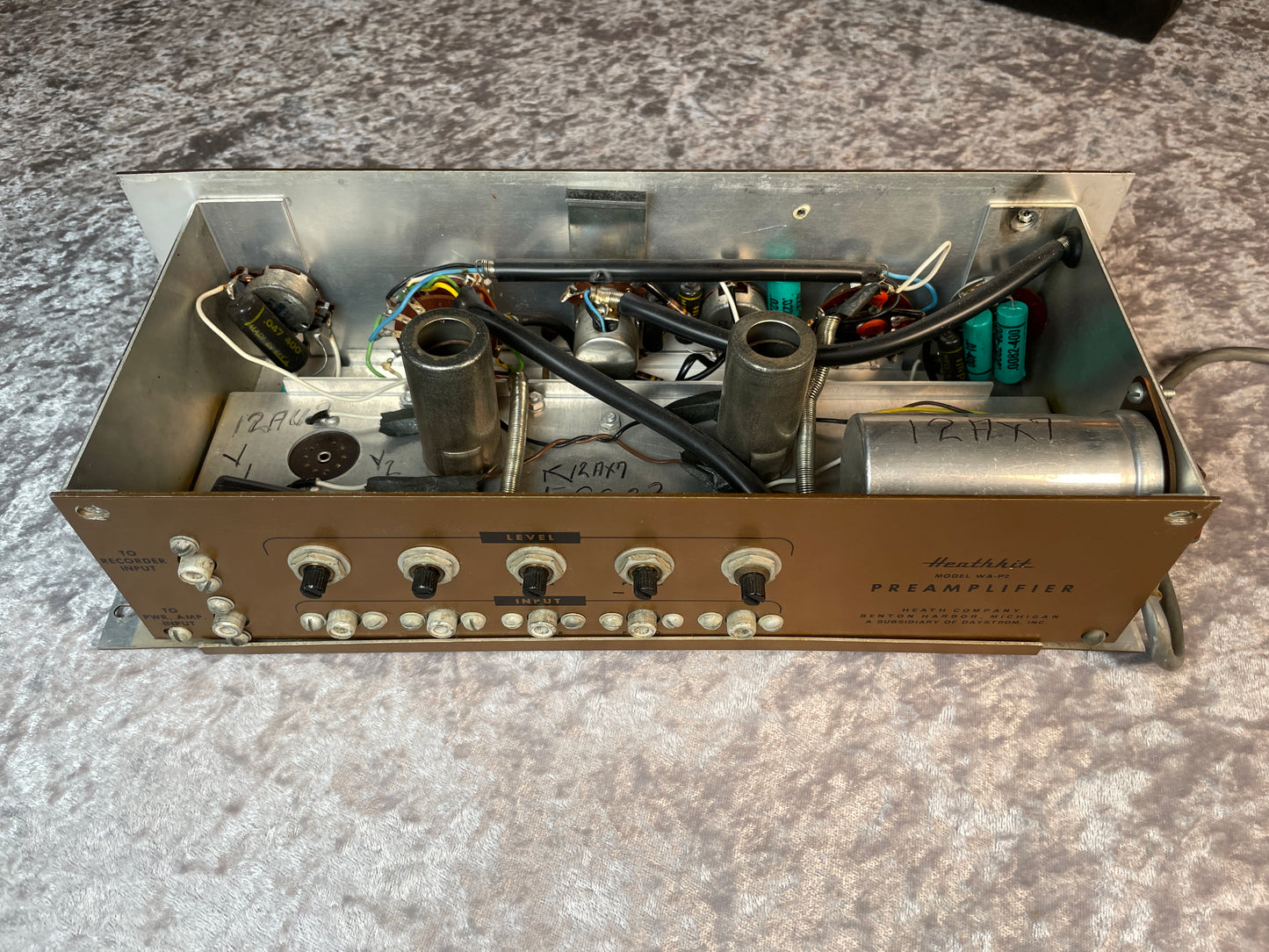 1950s Heathkit WA-P2 Master Control Hi-Fi Preamplifier