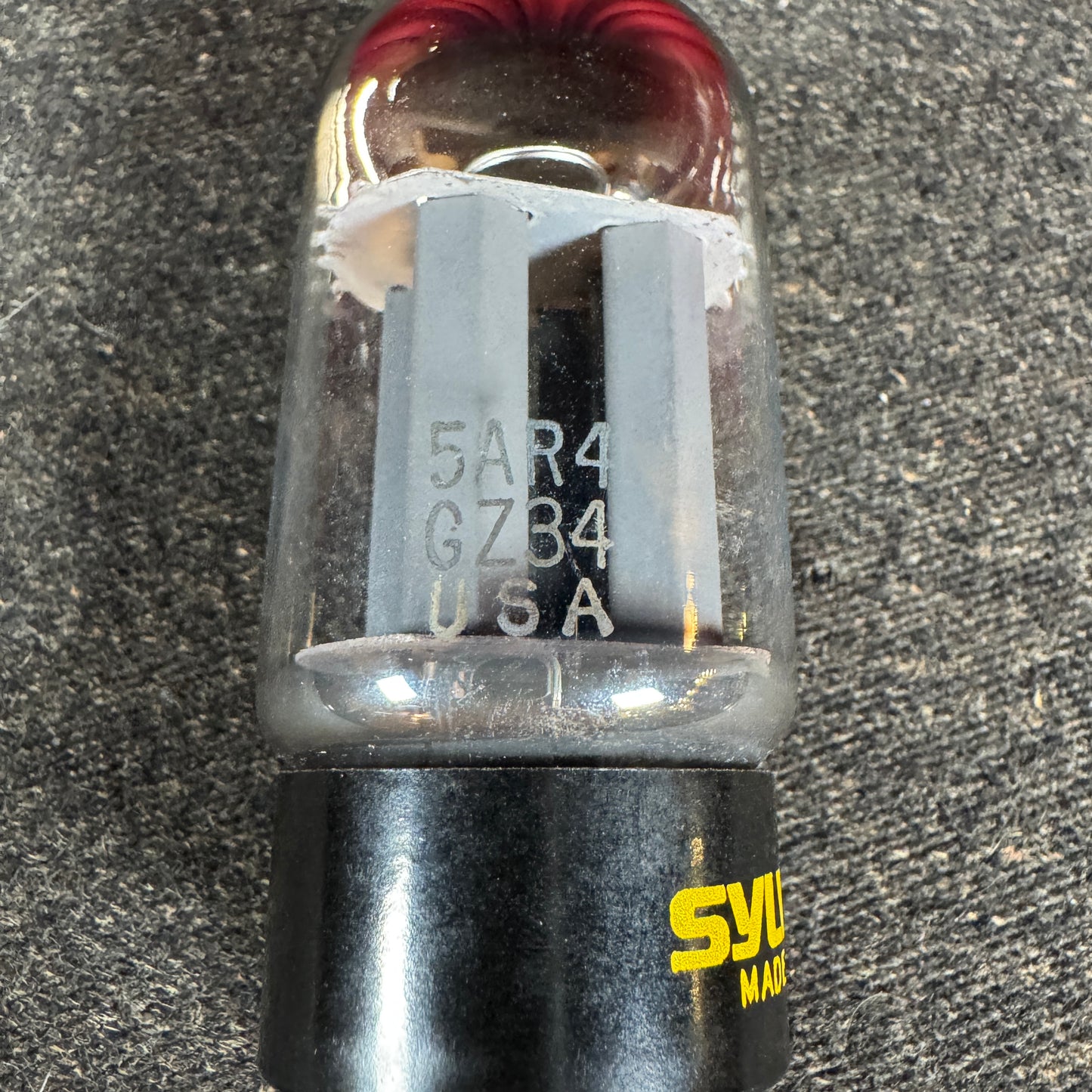 Vintage Sylvania 5AR4 / GZ34 Rectifier Tube Valve #225