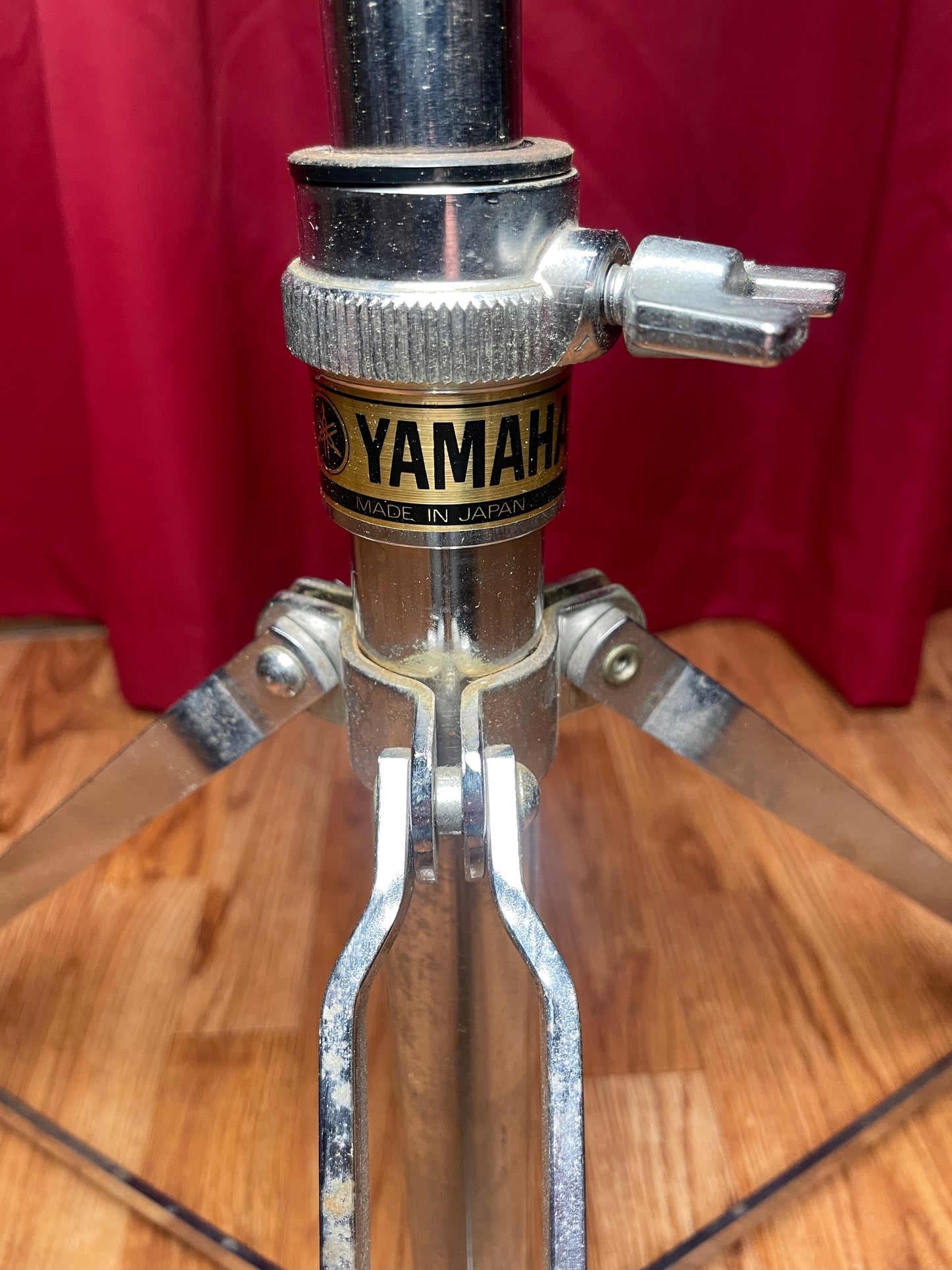 1970s Yamaha Gold Label Double Braced Boom Cymbal Stand