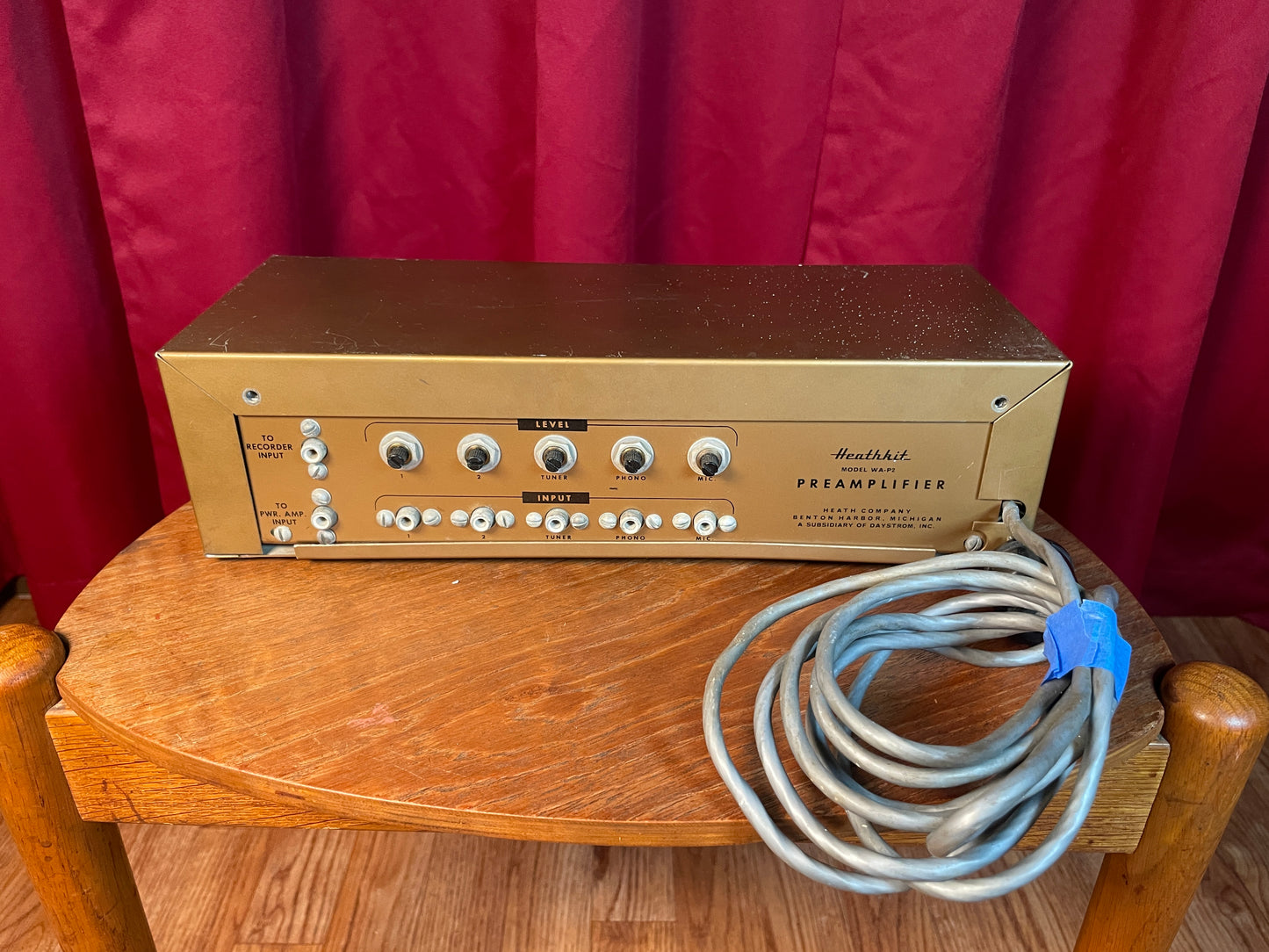 1950s Heathkit WA-P2 Master Control Hi-Fi Preamplifier