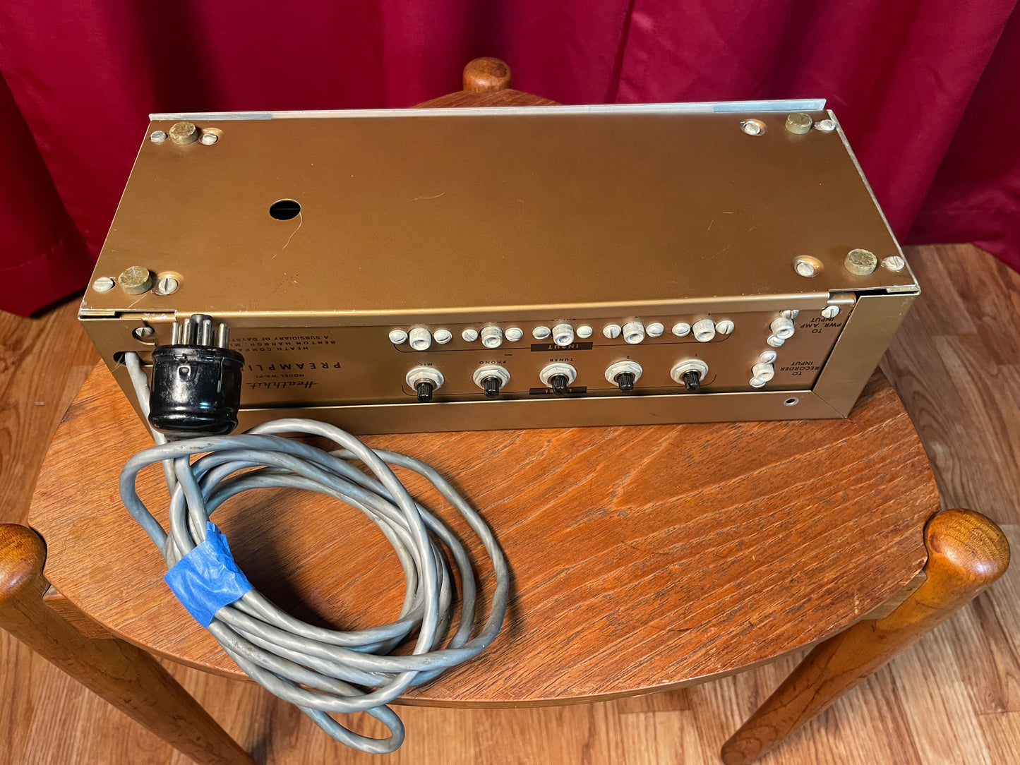 1950s Heathkit WA-P2 Master Control Hi-Fi Preamplifier