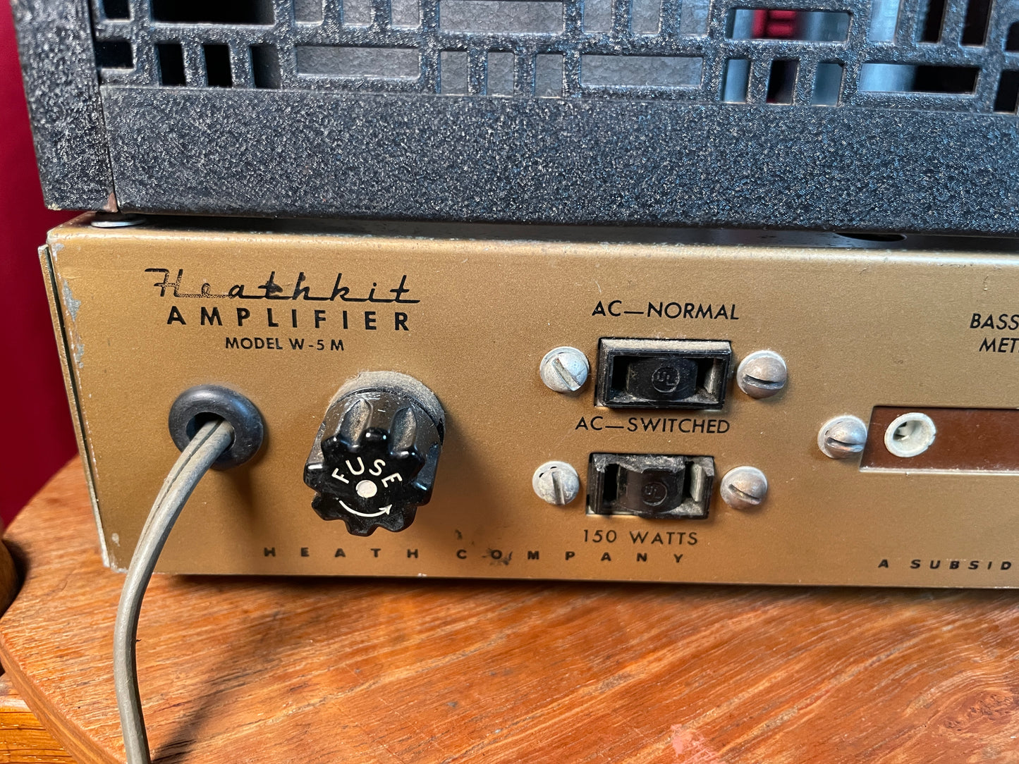 1950s Heathkit W-5M Mono 25 Watt Hi-Fi Tube Power Amplifier Monoblock