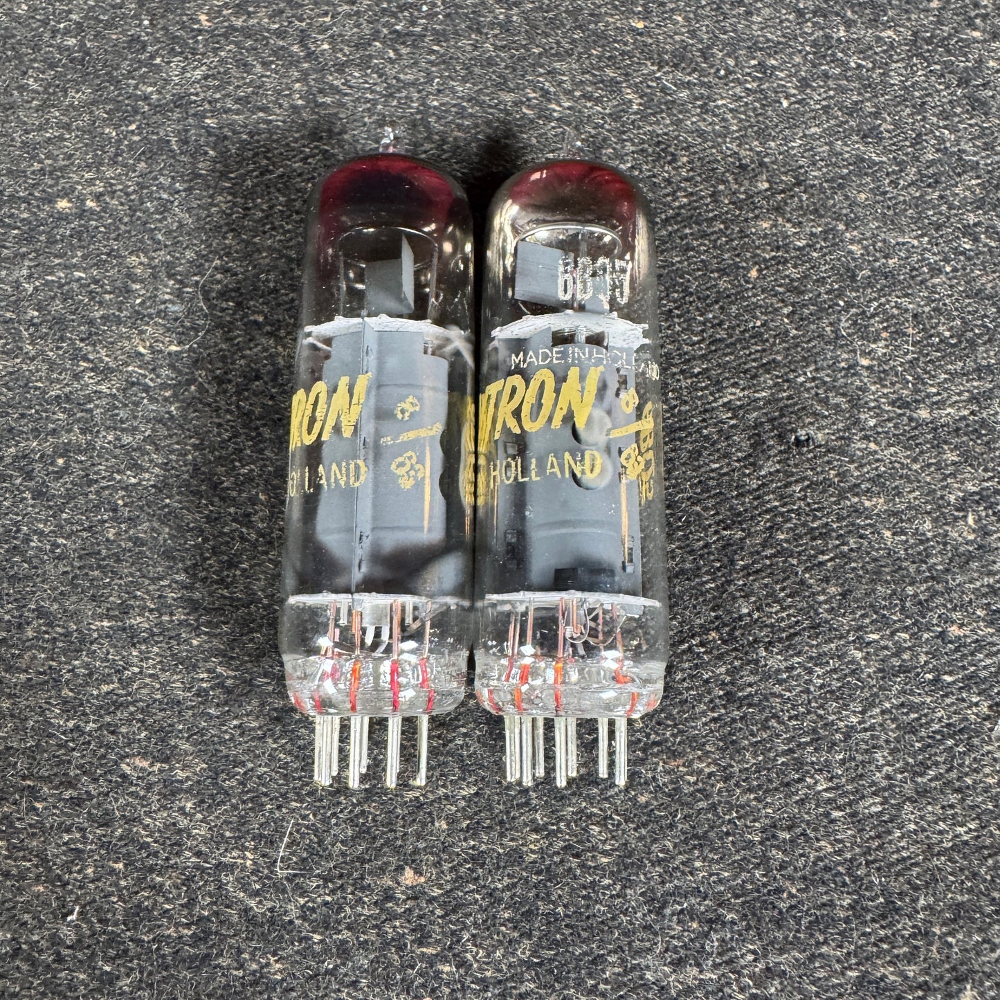 Vintage Zalytron 6BQ5 Amplifier Power Tubes Pair Duet EL84 #221