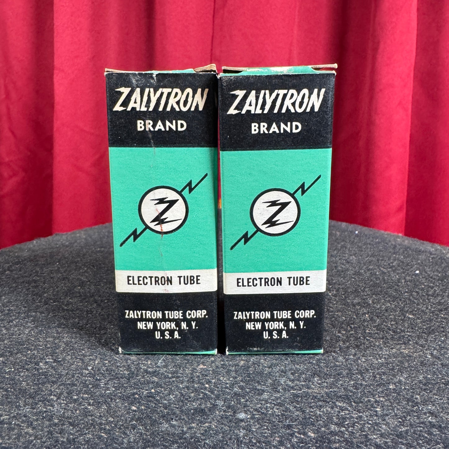 Vintage Zalytron 6BQ5 Amplifier Power Tubes Pair Duet EL84 #221