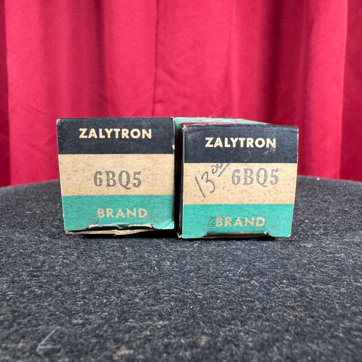 Vintage Zalytron 6BQ5 Amplifier Power Tubes Pair Duet EL84 #221