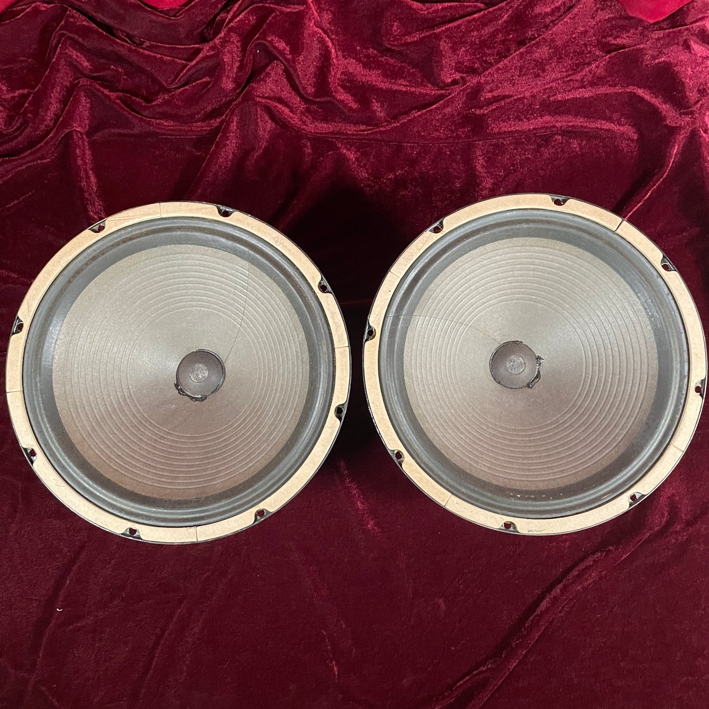 1965 Jensen 12" C12PS Speaker Pair 8 Ohm (Stock #7 & #8)