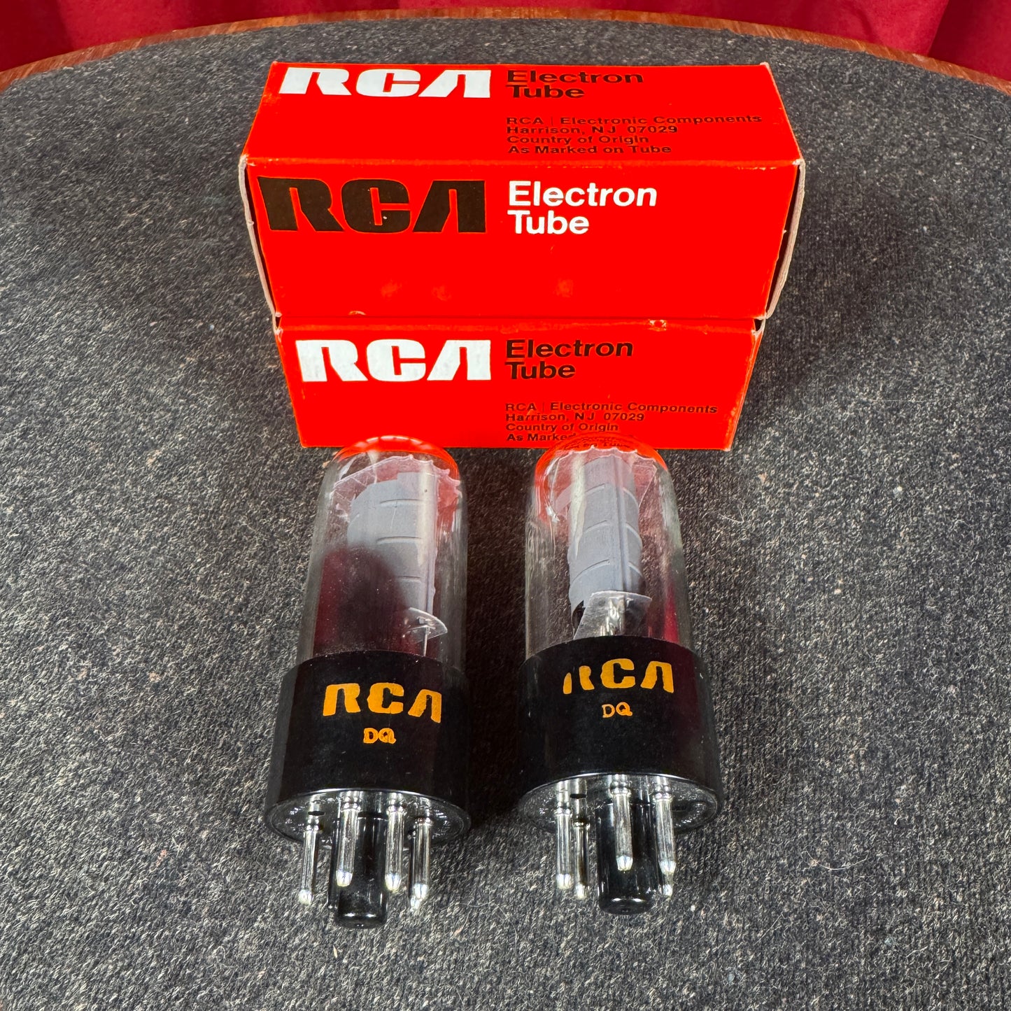 Vintage RCA 6V6GTA Matched Pair Amplifier Power Tubes Duet 6V6 #241