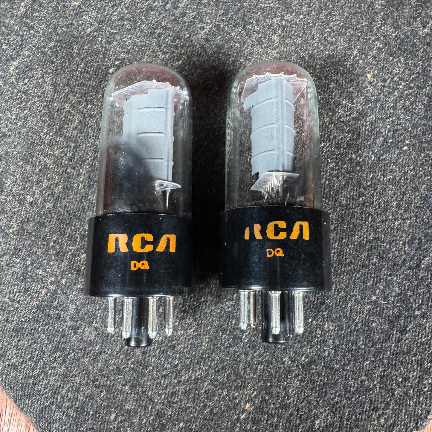 Vintage RCA 6V6GTA Matched Pair Amplifier Power Tubes Duet 6V6 #241