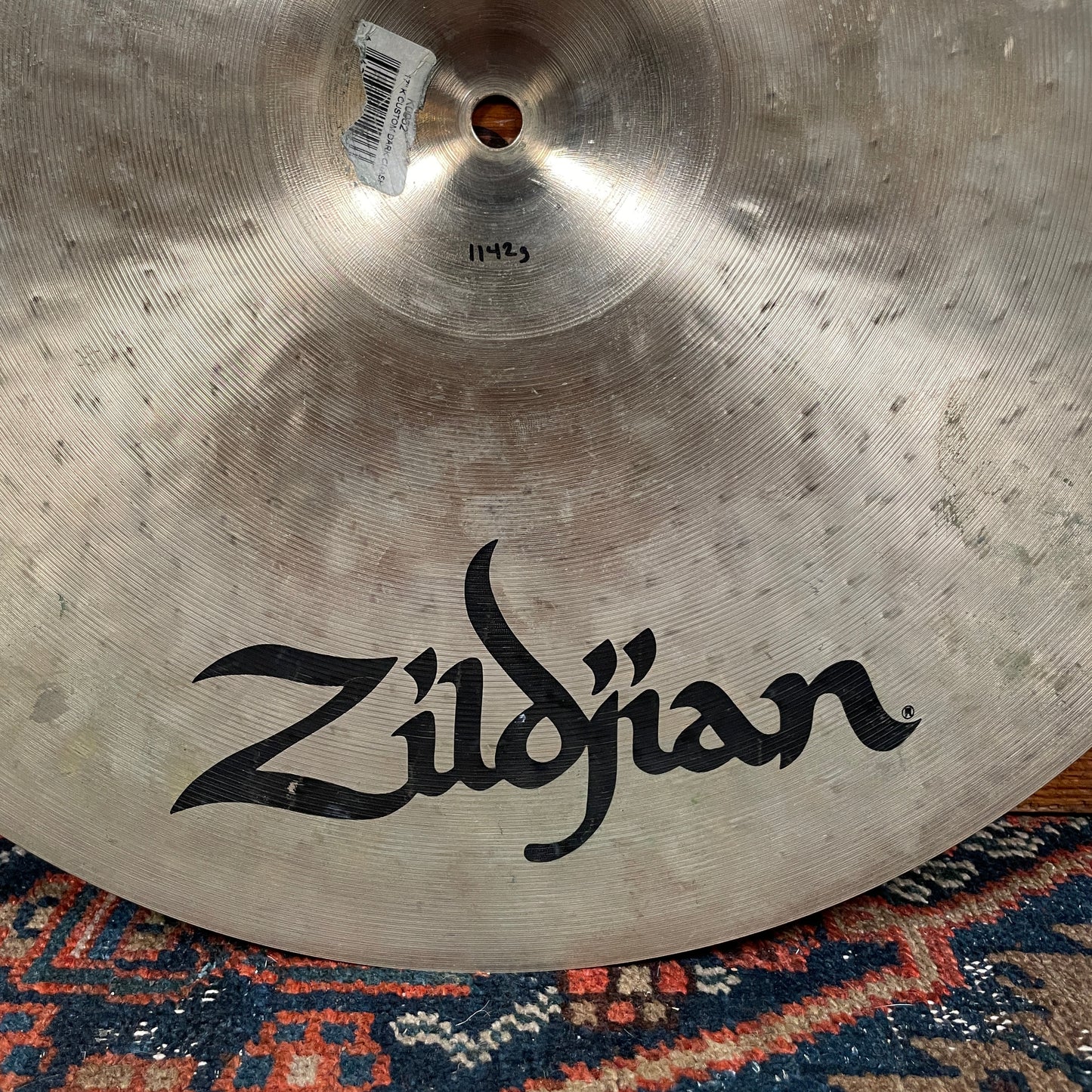 17" Zildjian K Custom Dark Crash Cymbal 1142g K0952 *Video Demo*