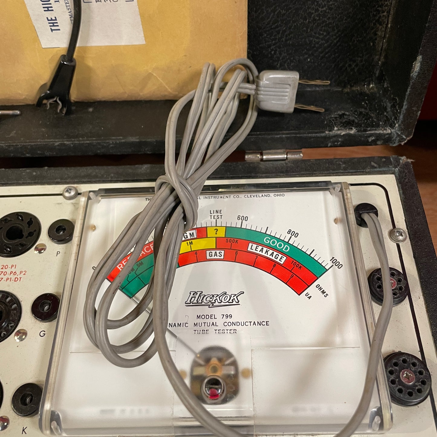 Vintage Hickok Model 799 Mustang Mutual Conductance Vacuum Tube Tester