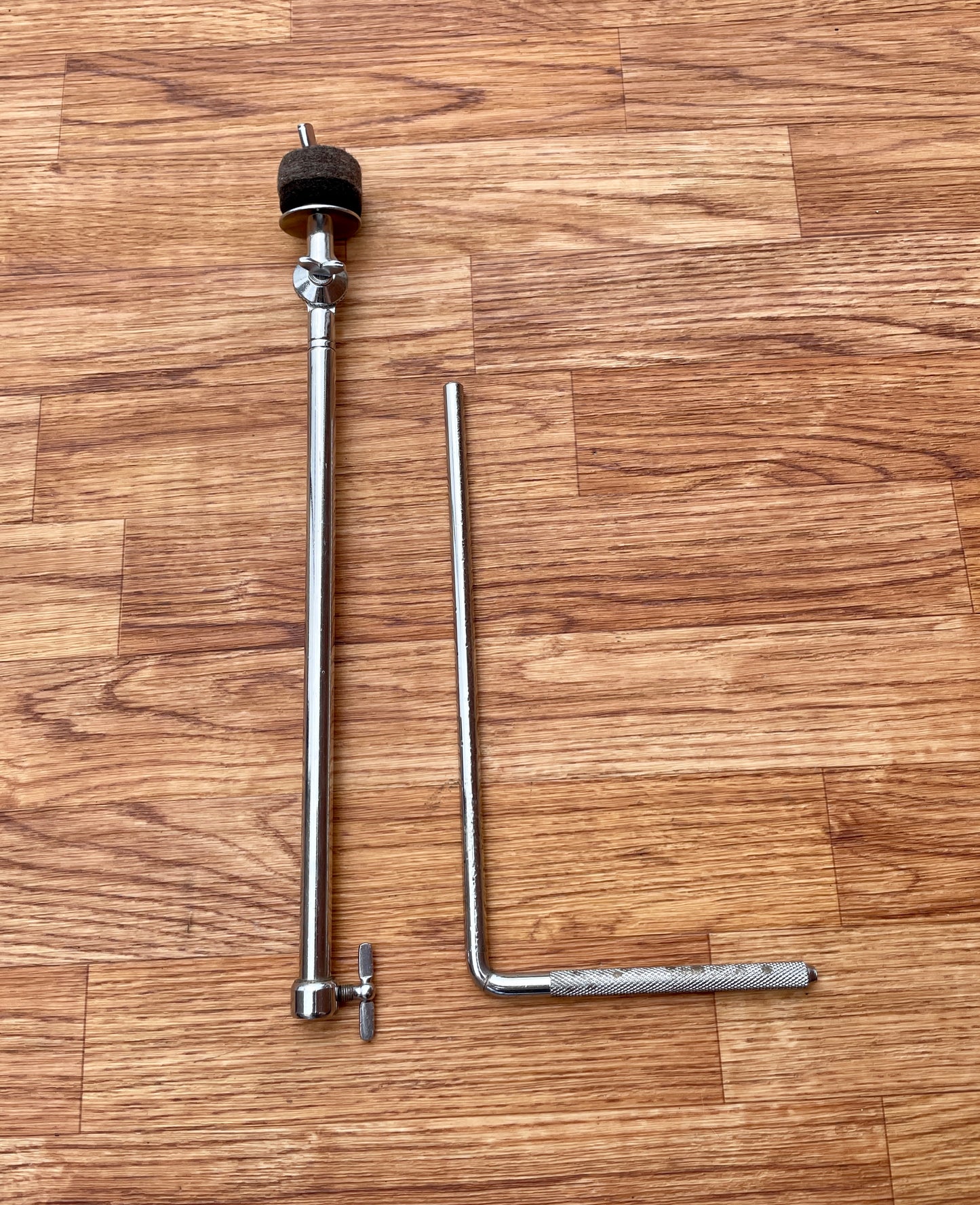 Early 1960s Ludwig No. 1372C Telescoping L-Arm Cymbal Holder - Round Tilter