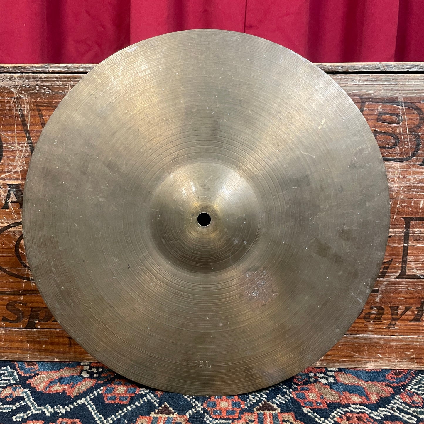 14" Ideal 1960s Hi-Hat Single / Crash Cymbal 770g MIJ *Video Demo*