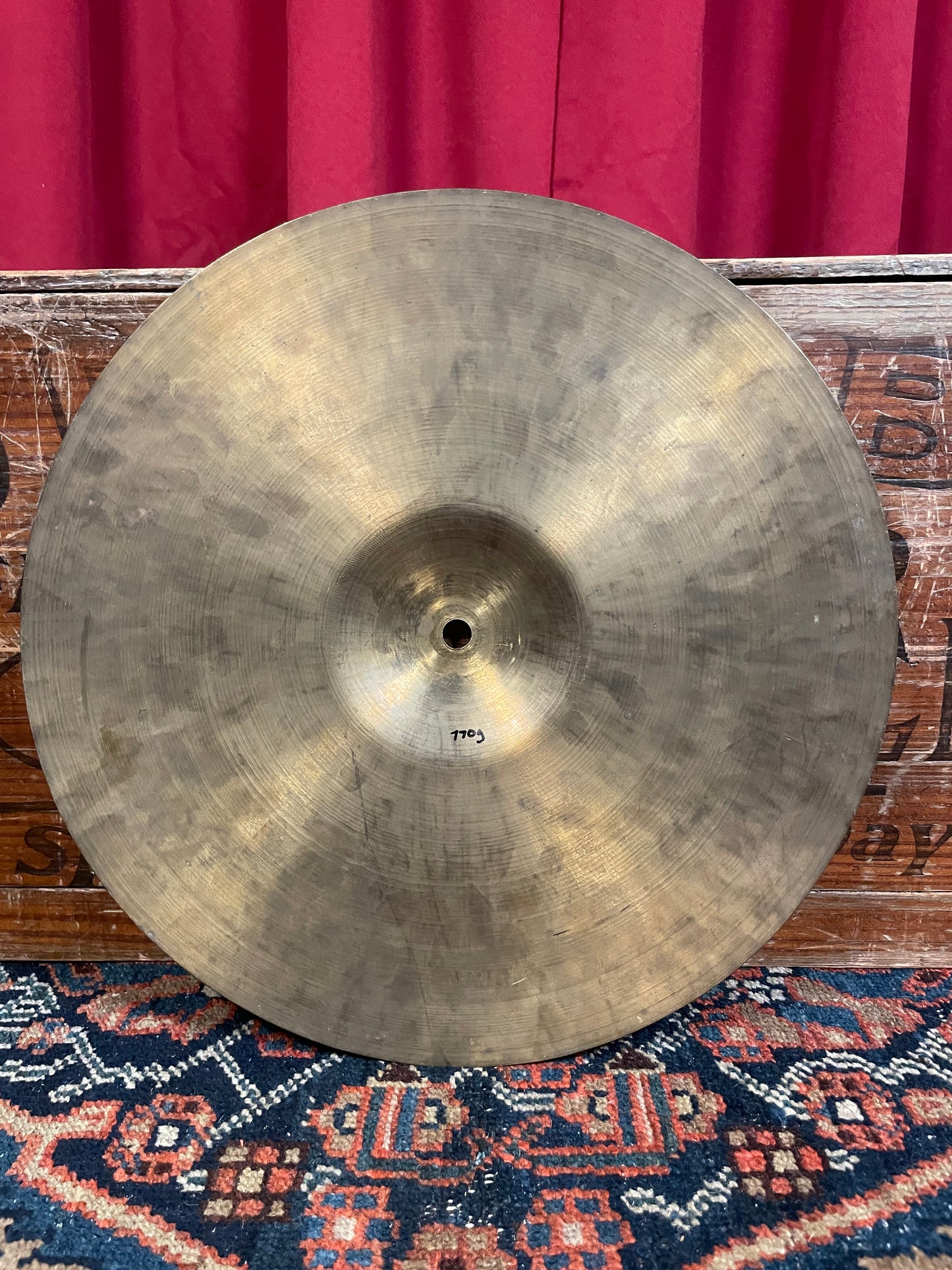 14" Ideal 1960s Hi-Hat Single / Crash Cymbal 770g MIJ *Video Demo*