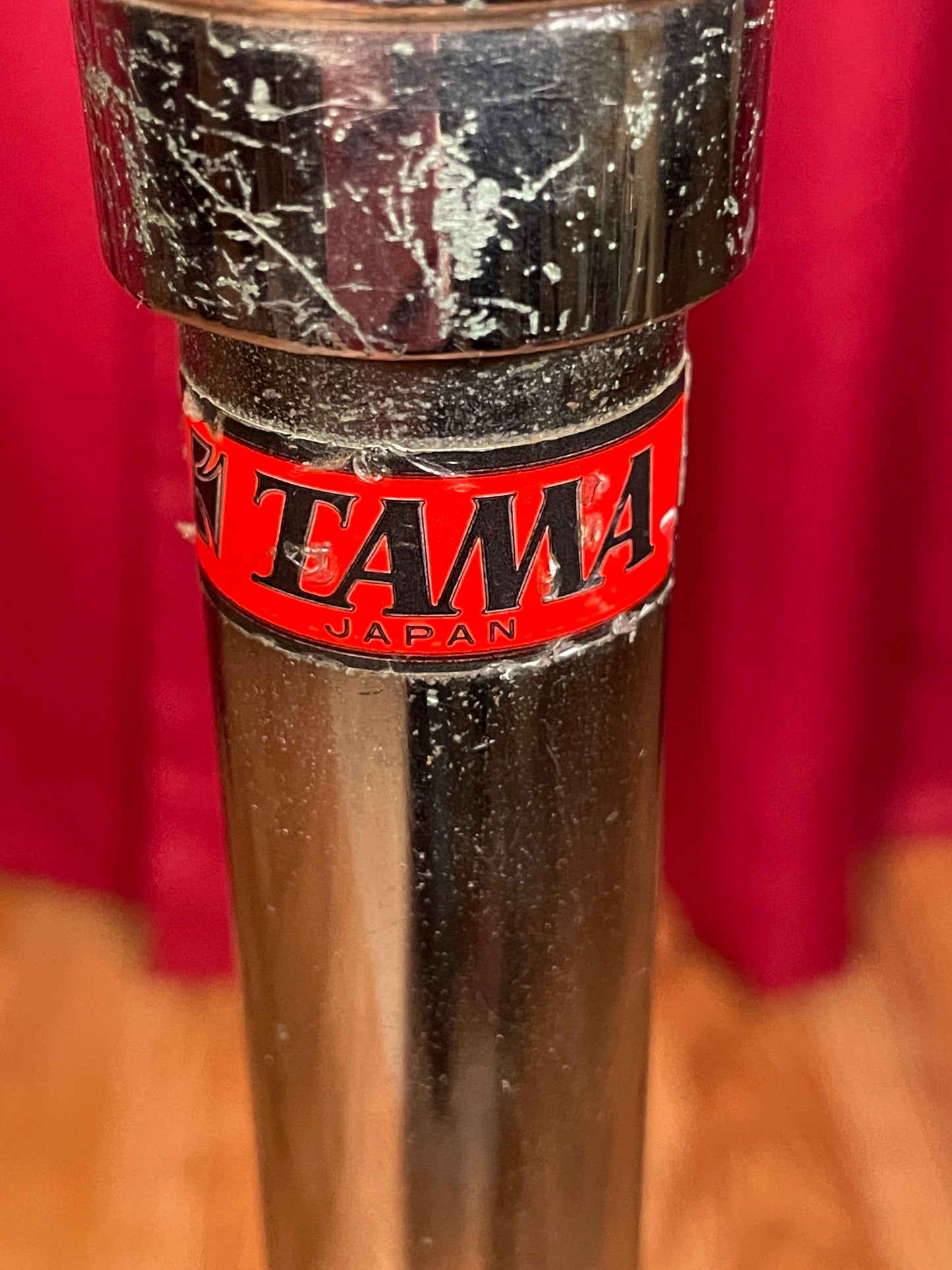 1980s Tama 6892 Titan Straight Cymbal Stand Red Label Made in Japan MIJ