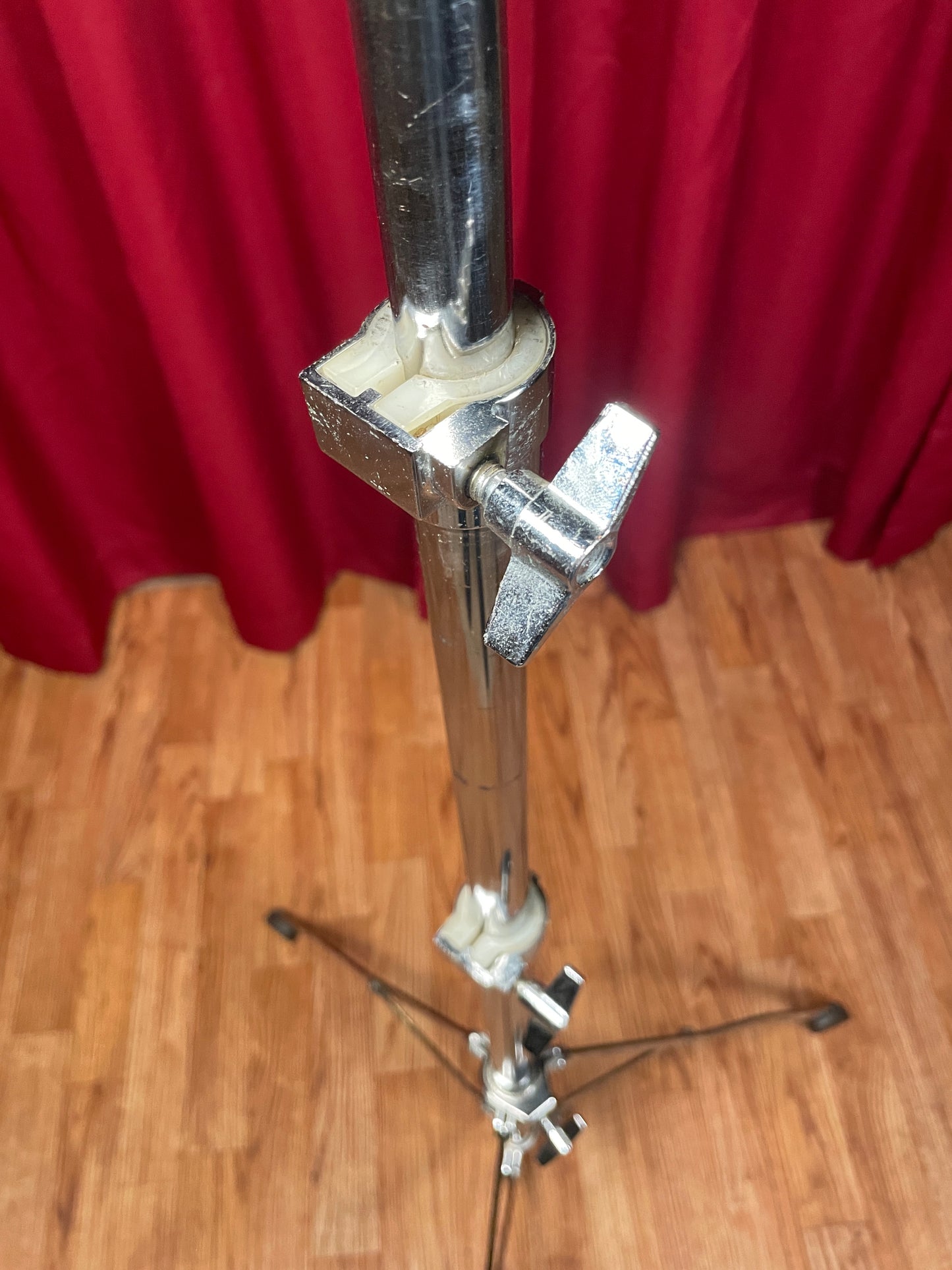 1980s Tama 6892 Titan Straight Cymbal Stand Red Label Made in Japan MIJ