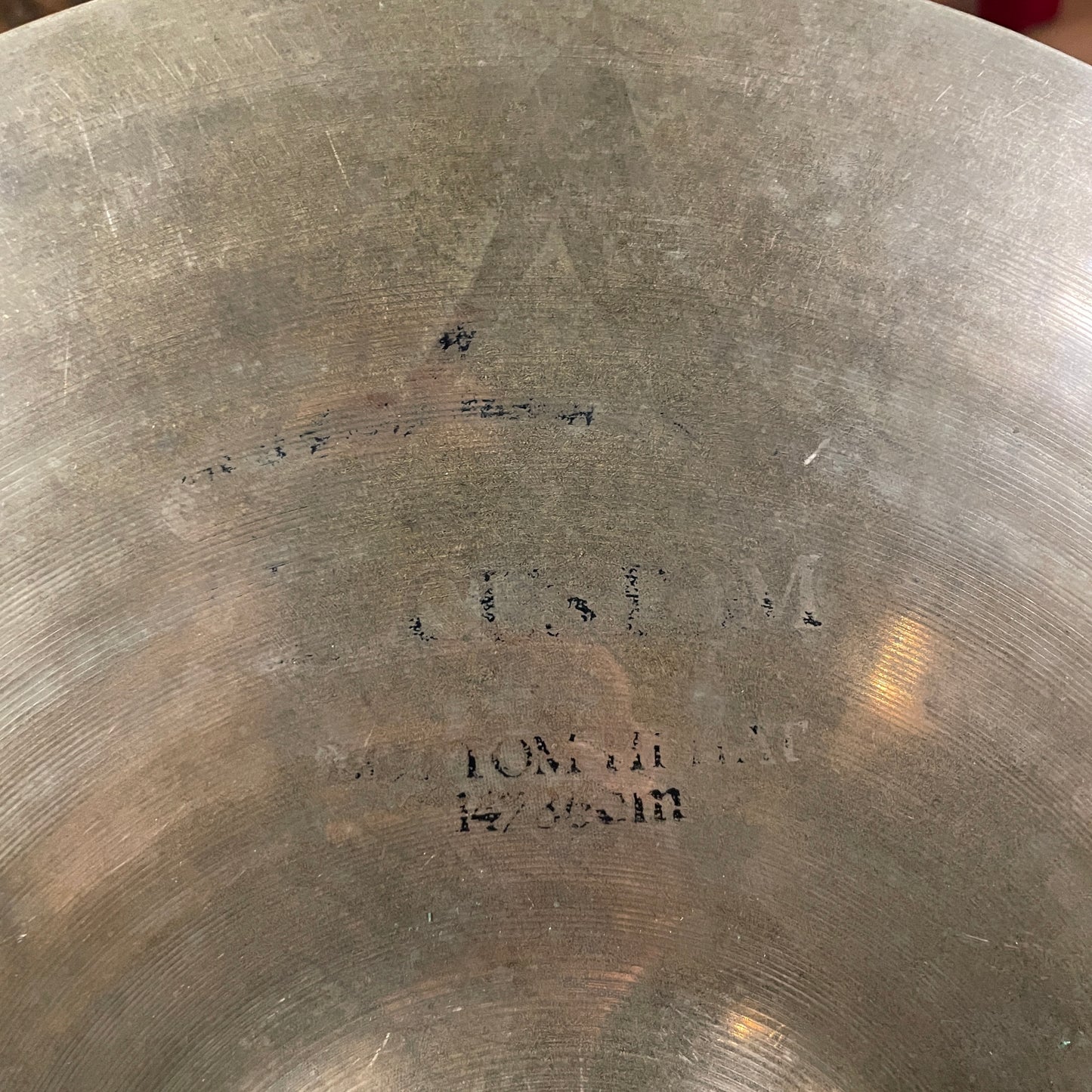 14" Zildjian A Custom Hi-Hat Bottom Cymbal Single 1262g