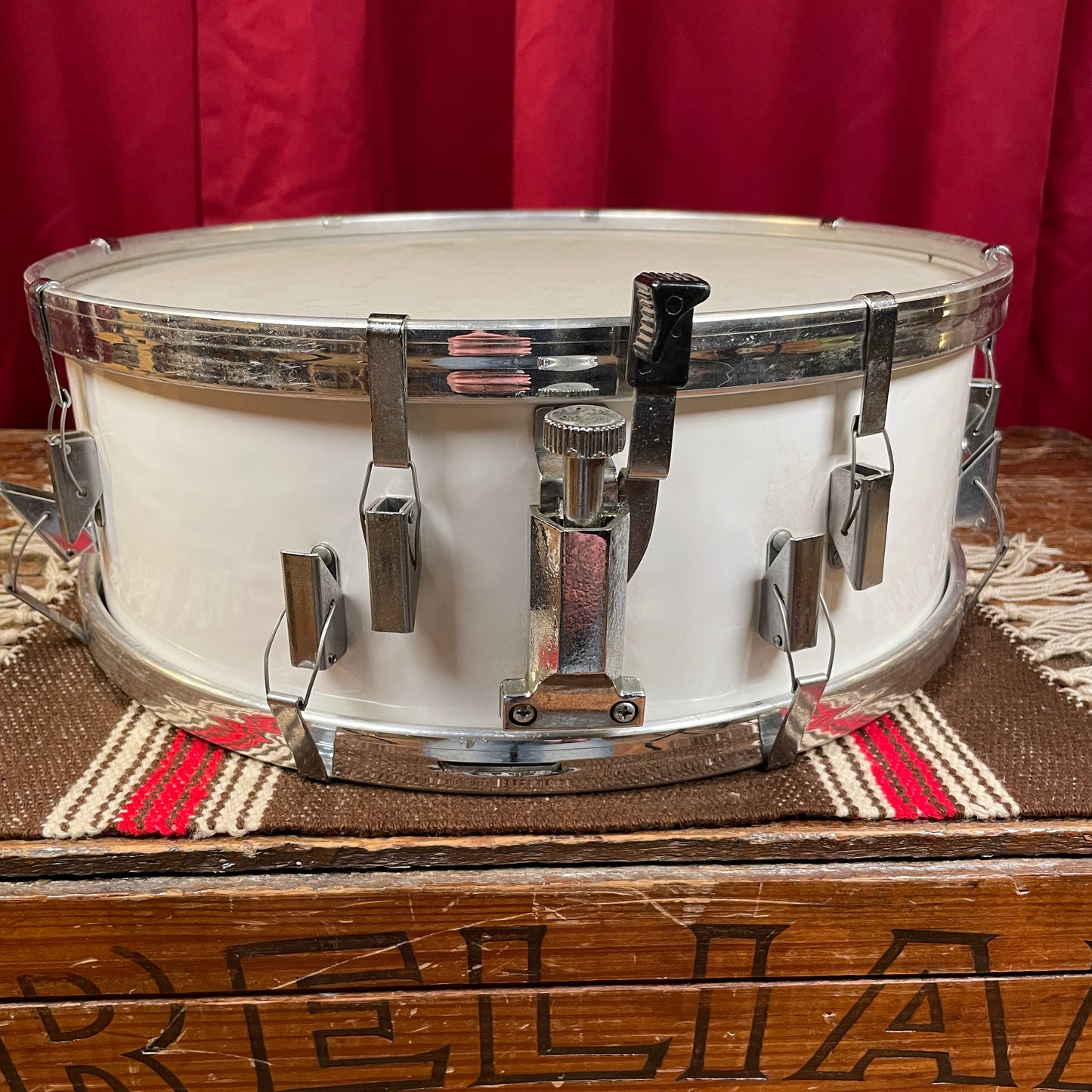 1980s Remo 5x14 PTS Acousticon Snare Drum Project White