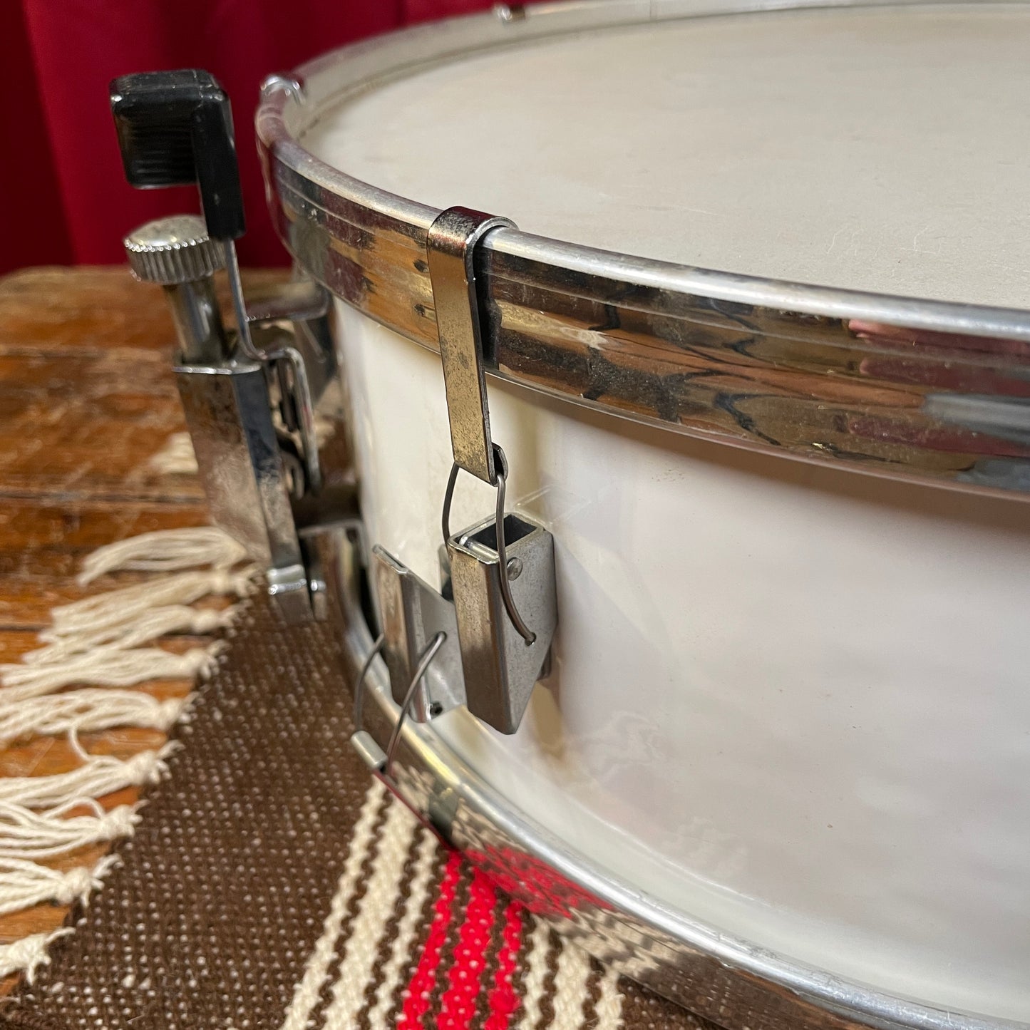 1980s Remo 5x14 PTS Acousticon Snare Drum Project White