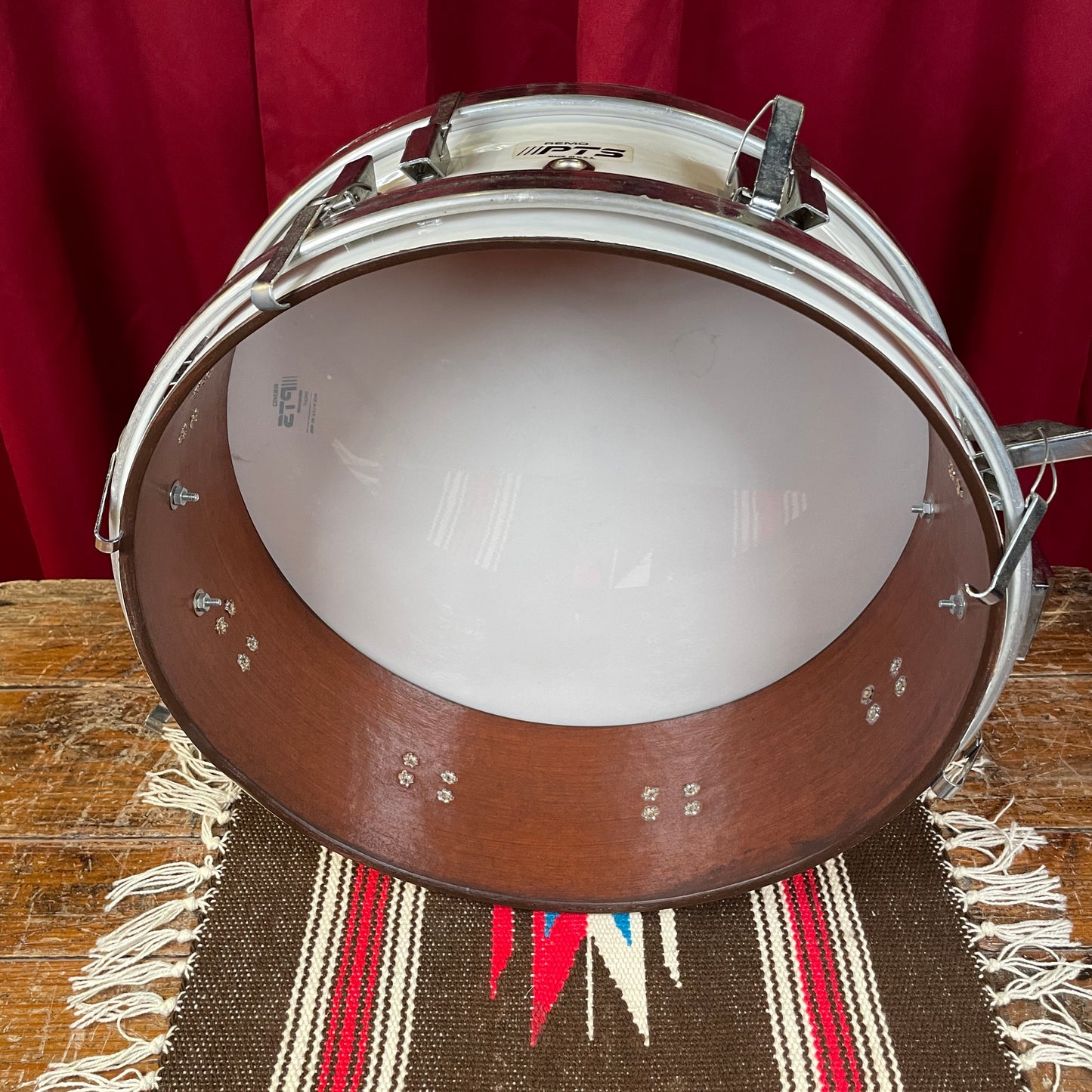 1980s Remo 5x14 PTS Acousticon Snare Drum Project White