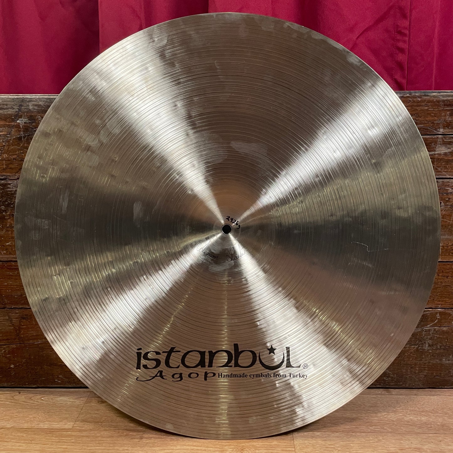 22" Istanbul Agop Traditional Dark Ride Cymbal 2426g *Video Demo*