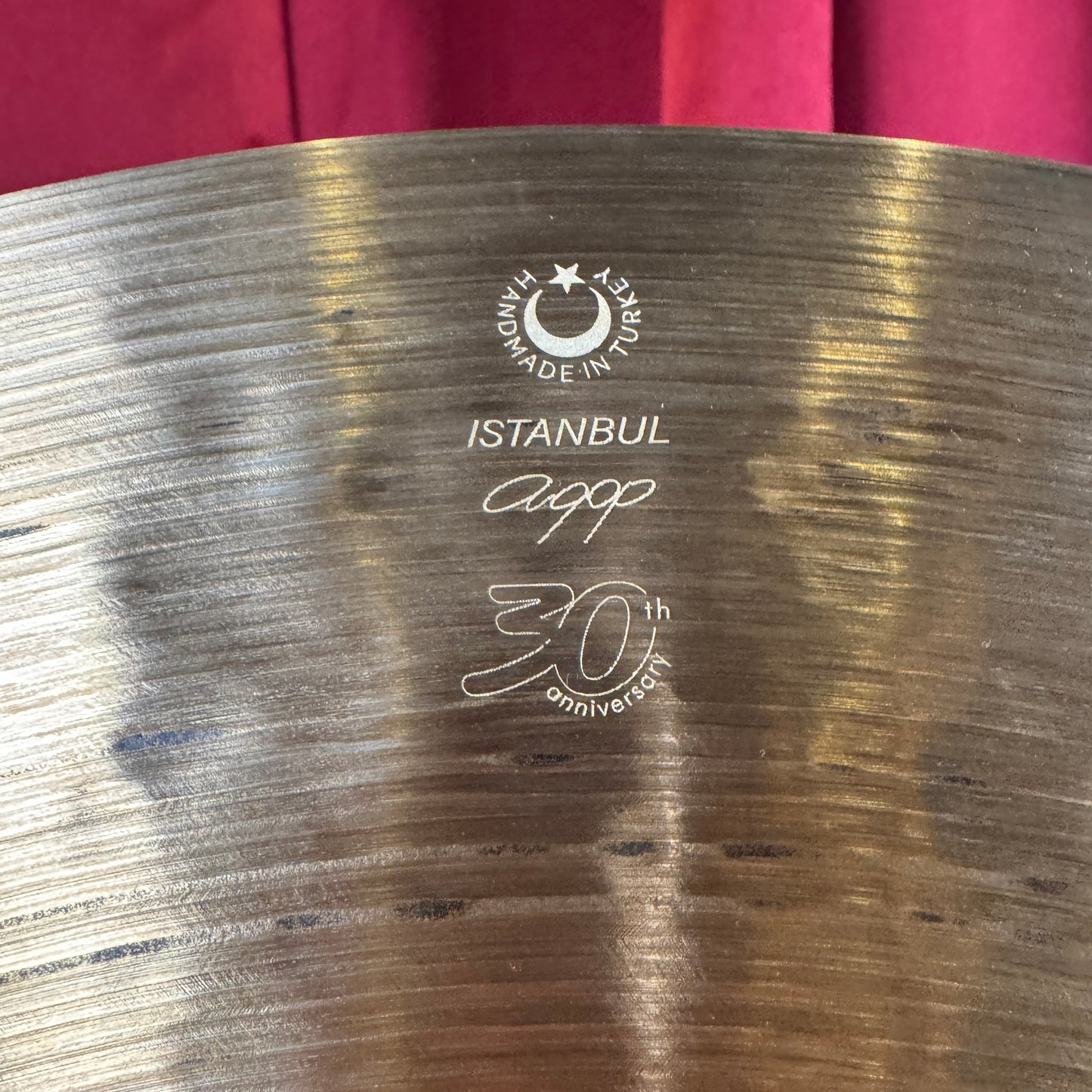 20" Istanbul Agop 30th Anniversary Ride Cymbal 1948g *Video Demo*