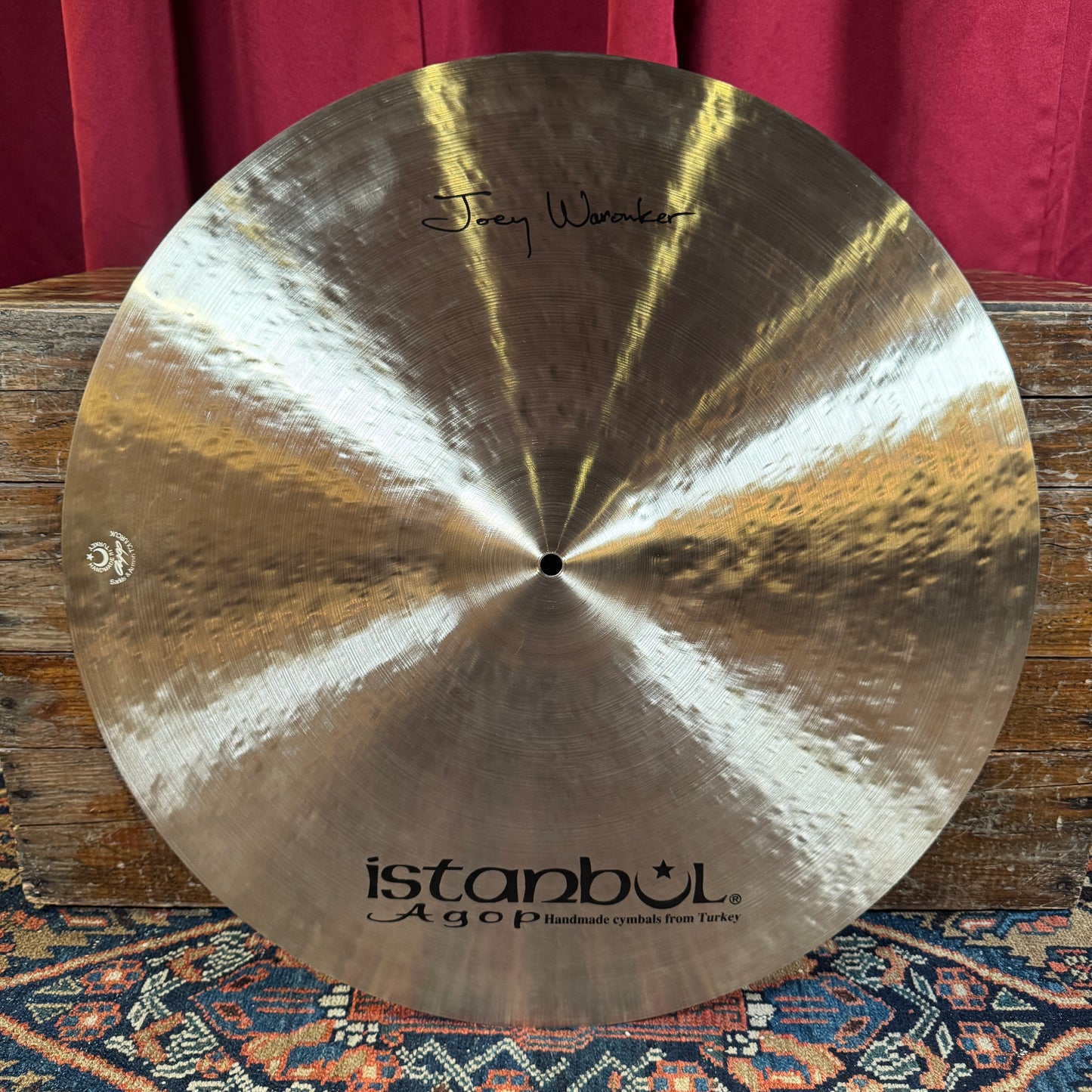 24" Istanbul Agop Joey Waronker Signature Ride Cymbal 3368g *Video Demo*