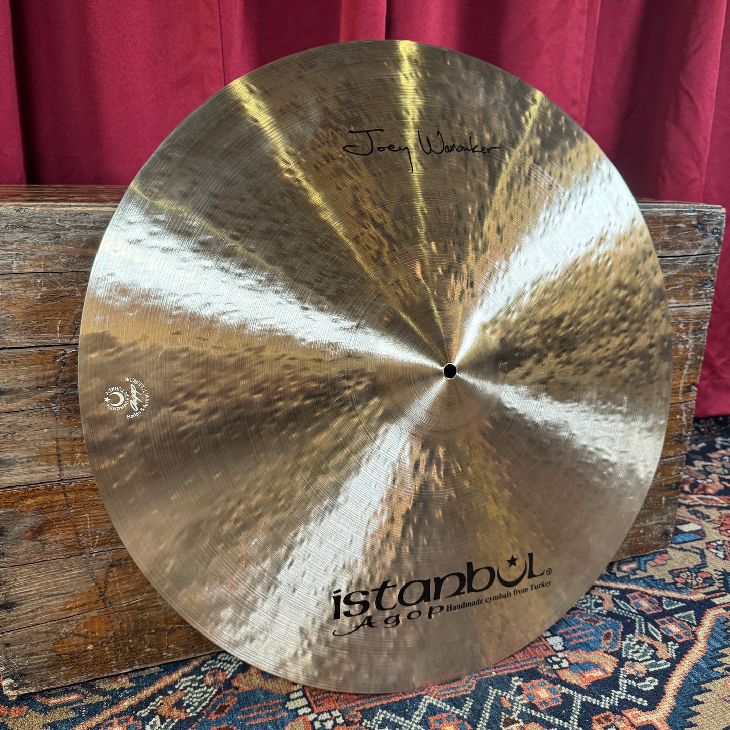 24" Istanbul Agop Joey Waronker Signature Ride Cymbal 3368g *Video Demo*