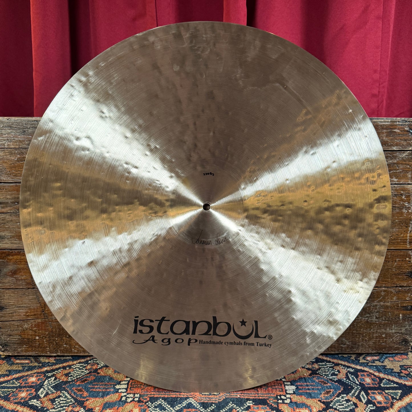 24" Istanbul Agop Joey Waronker Signature Ride Cymbal 3368g *Video Demo*