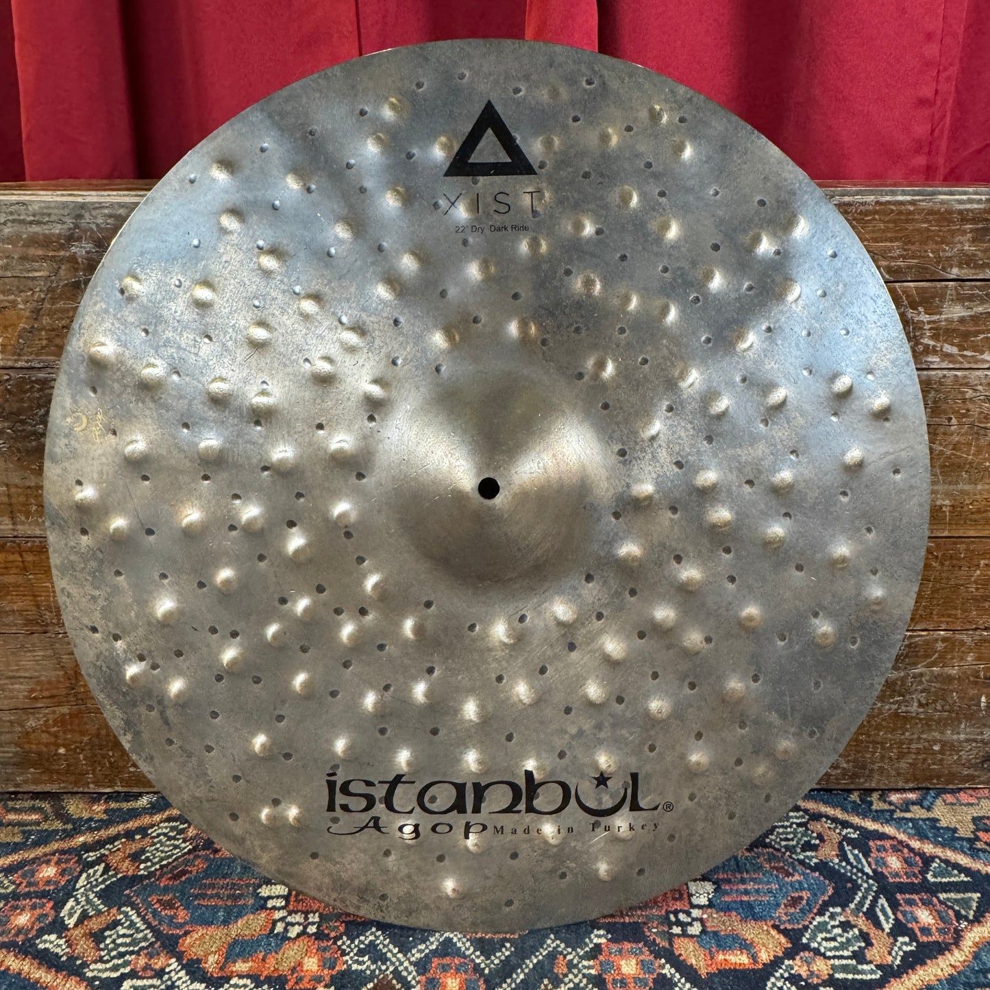 22" Istanbul Agop Xist Dry Dark Ride Cymbal 2678g *Video Demo*