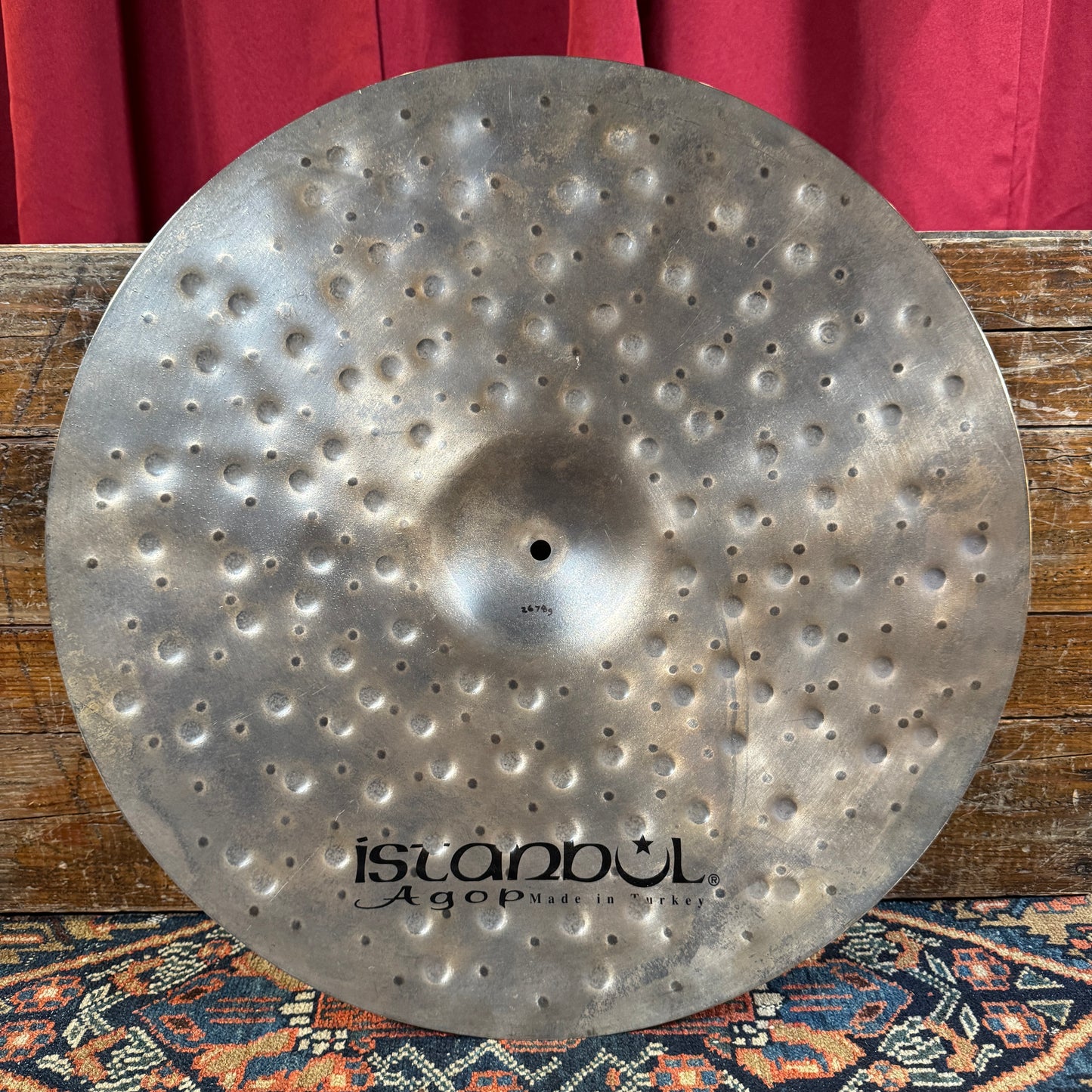 22" Istanbul Agop Xist Dry Dark Ride Cymbal 2678g *Video Demo*