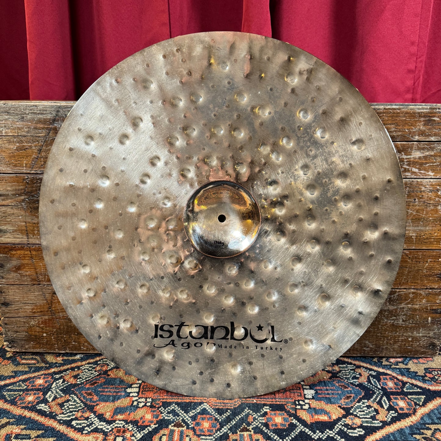 22" Istanbul Agop Xist Dry Dark Brilliant Crash Cymbal 1766g *Video Demo*