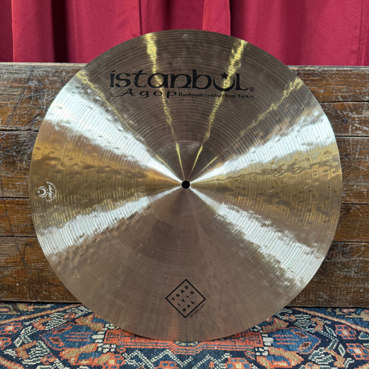 20" Istanbul Agop Traditional Dark Crash Cymbal 1736g *Video Demo*