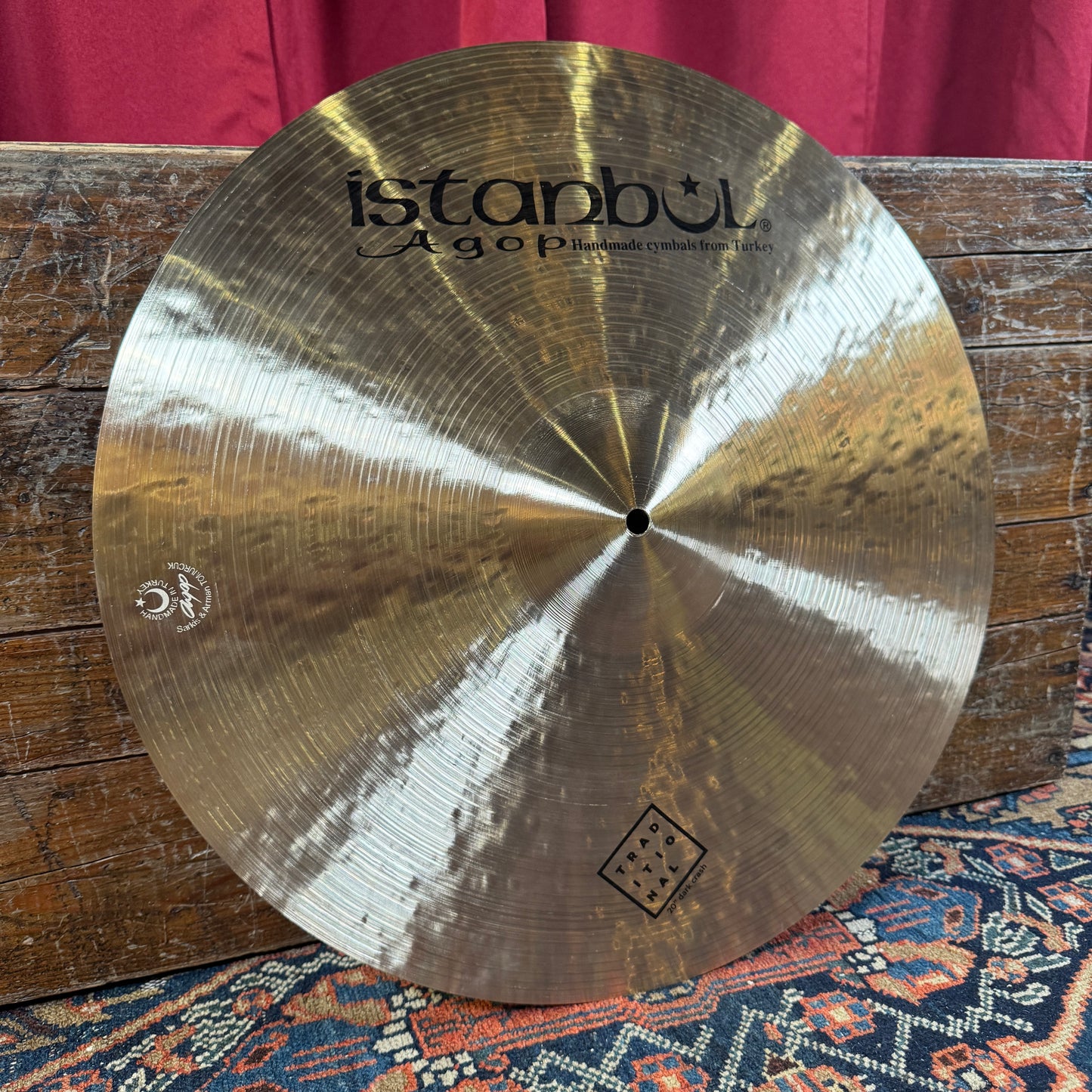 20" Istanbul Agop Traditional Dark Crash Cymbal 1736g *Video Demo*