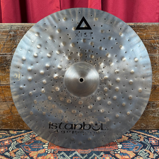 20" Istanbul Agop Xist Dry Dark Crash Cymbal 1406g *Video Demo*