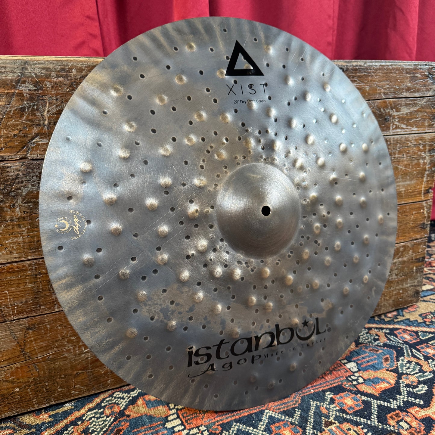 20" Istanbul Agop Xist Dry Dark Crash Cymbal 1406g *Video Demo*