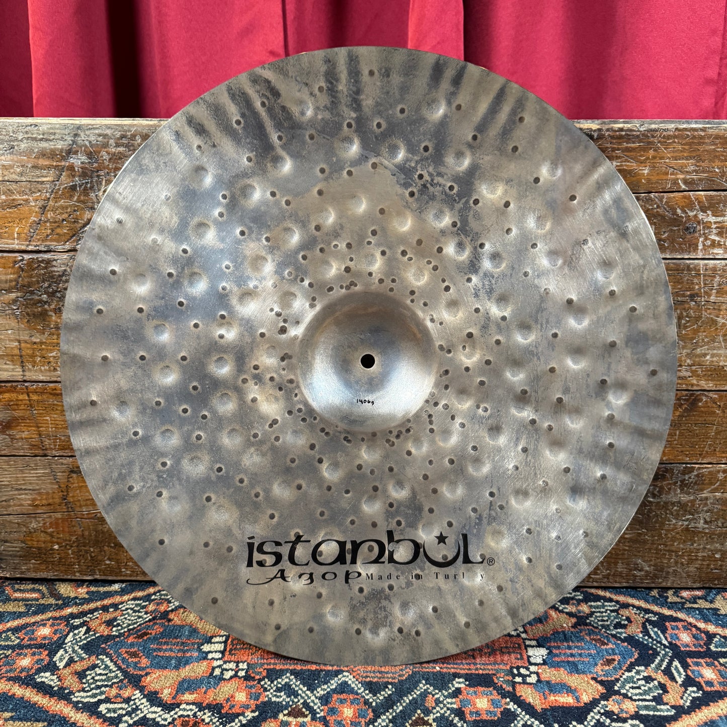 20" Istanbul Agop Xist Dry Dark Crash Cymbal 1406g *Video Demo*