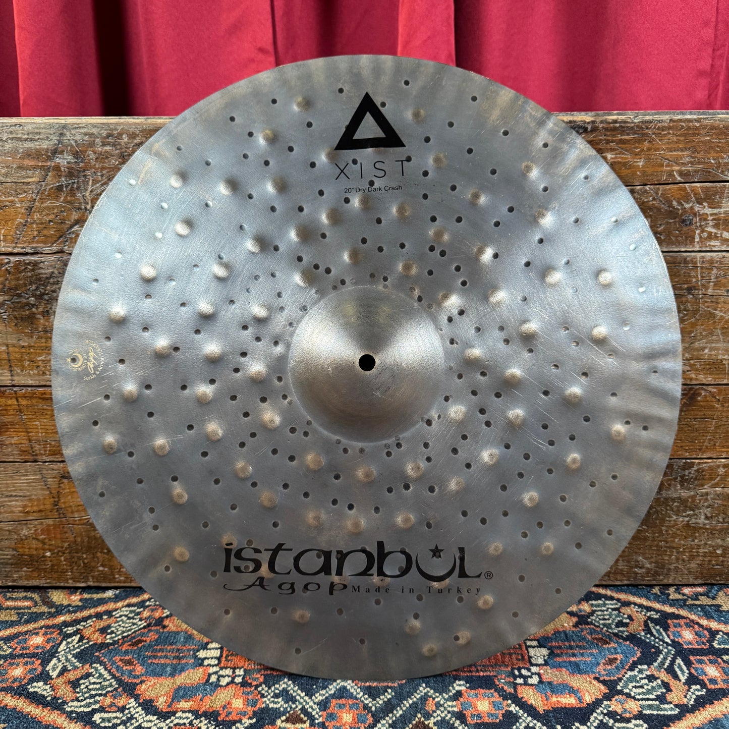 20" Istanbul Agop Xist Dry Dark Crash Cymbal 1394g *Video Demo*