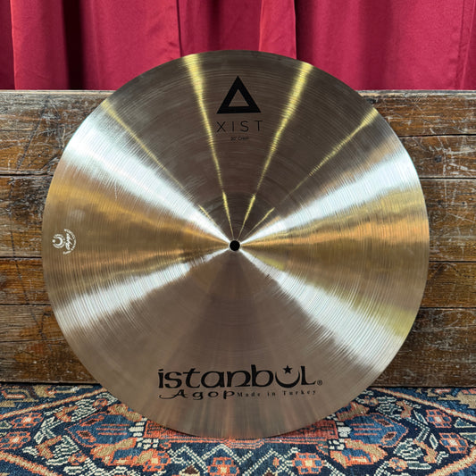 20" Istanbul Agop Xist Natural Crash Cymbal 1826g *Video Demo*